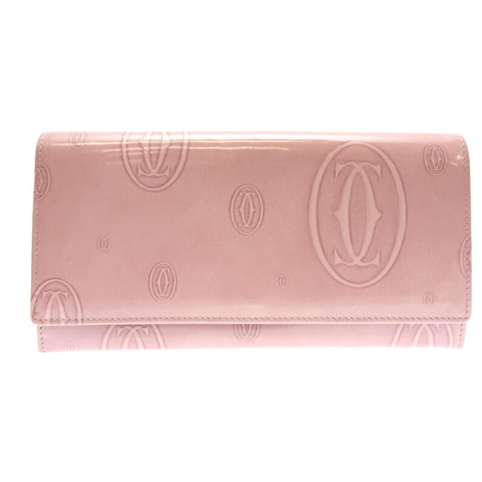 小物 Cartier Happy Birthday Long Wallet Cartier Pink Happy Birthday Leather Wallet | eBay