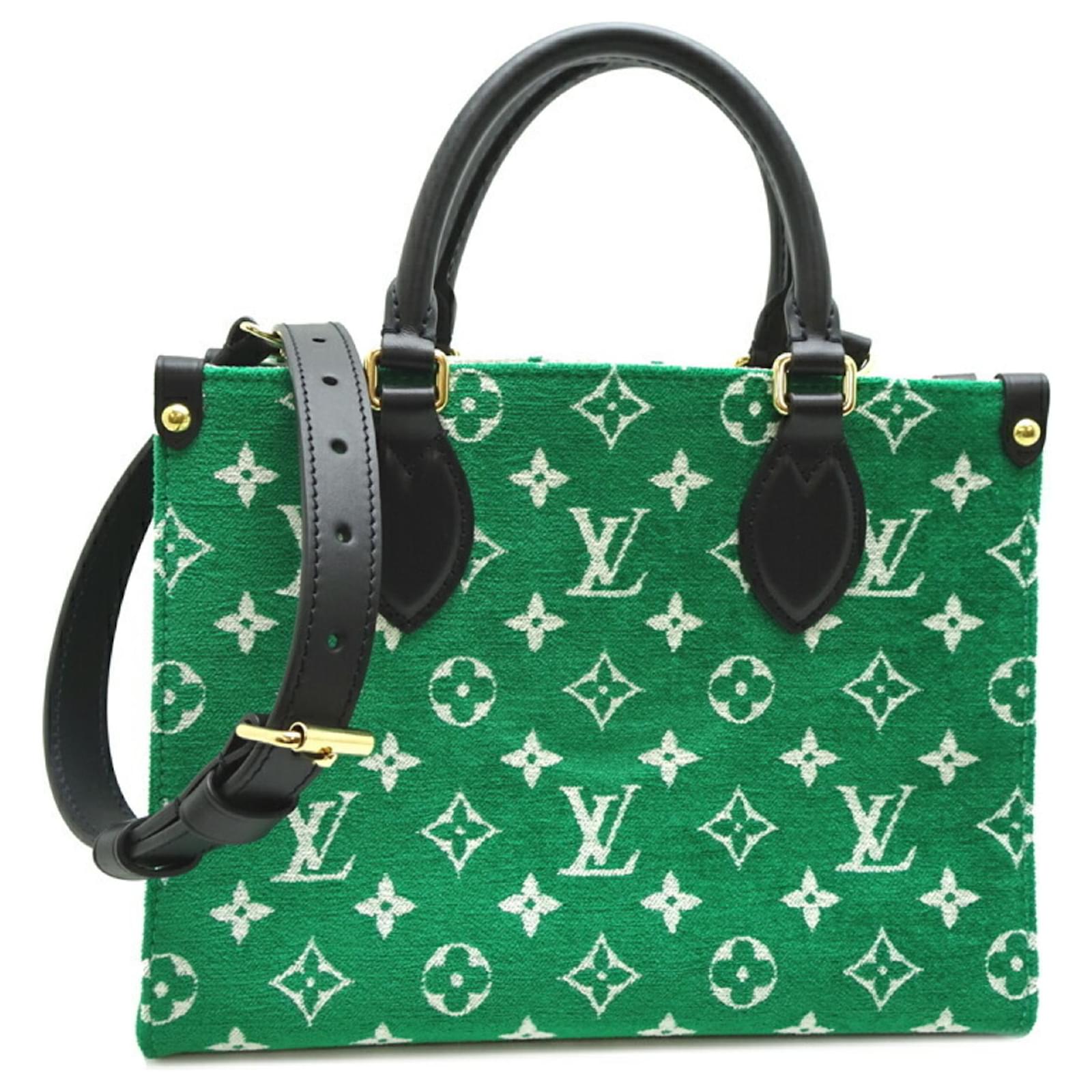 Louis Vuitton LV Match On The Go PM Handbag White Green