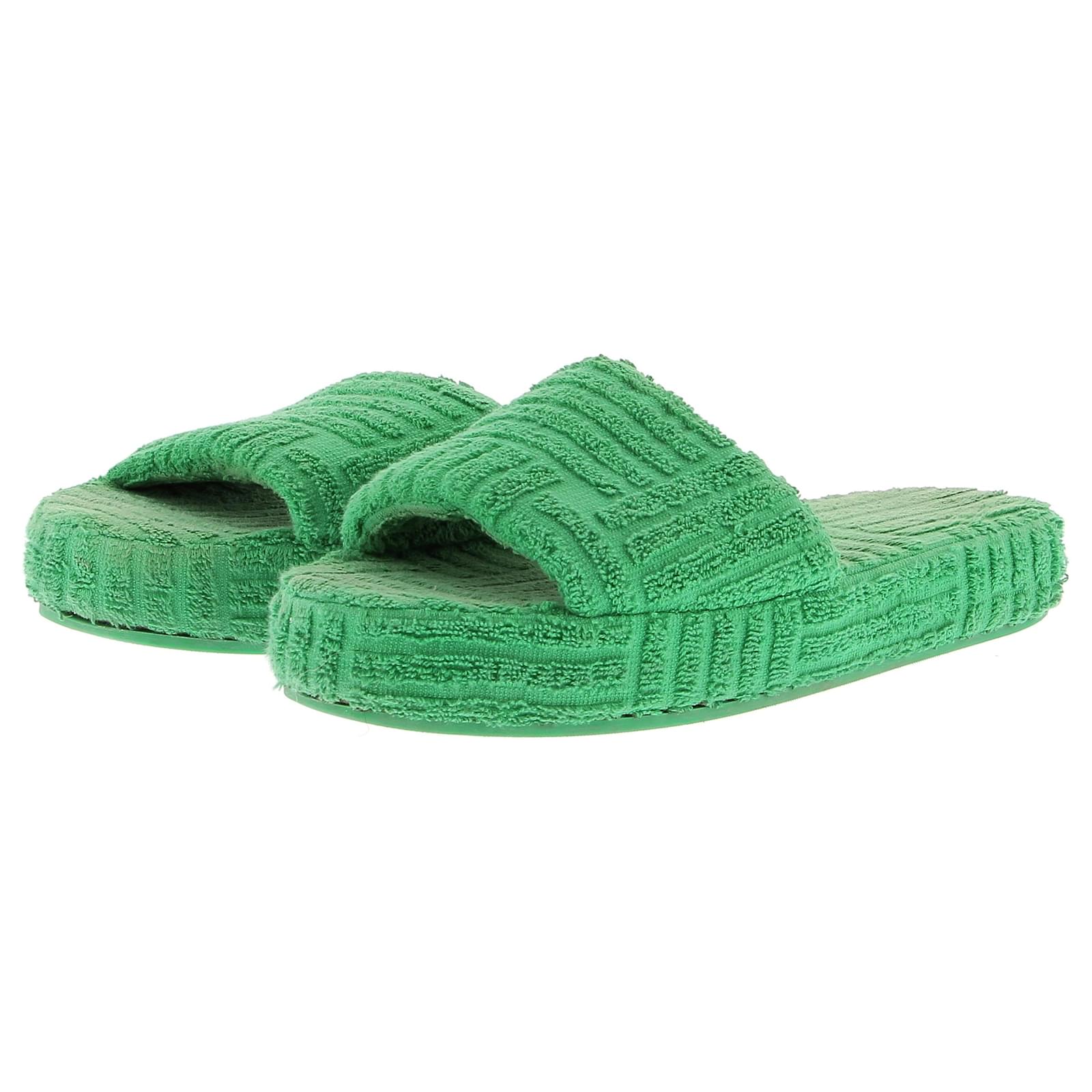 Bottega Veneta sandals T.EU 40 Cloth Green ref.1748246 - Joli Closet