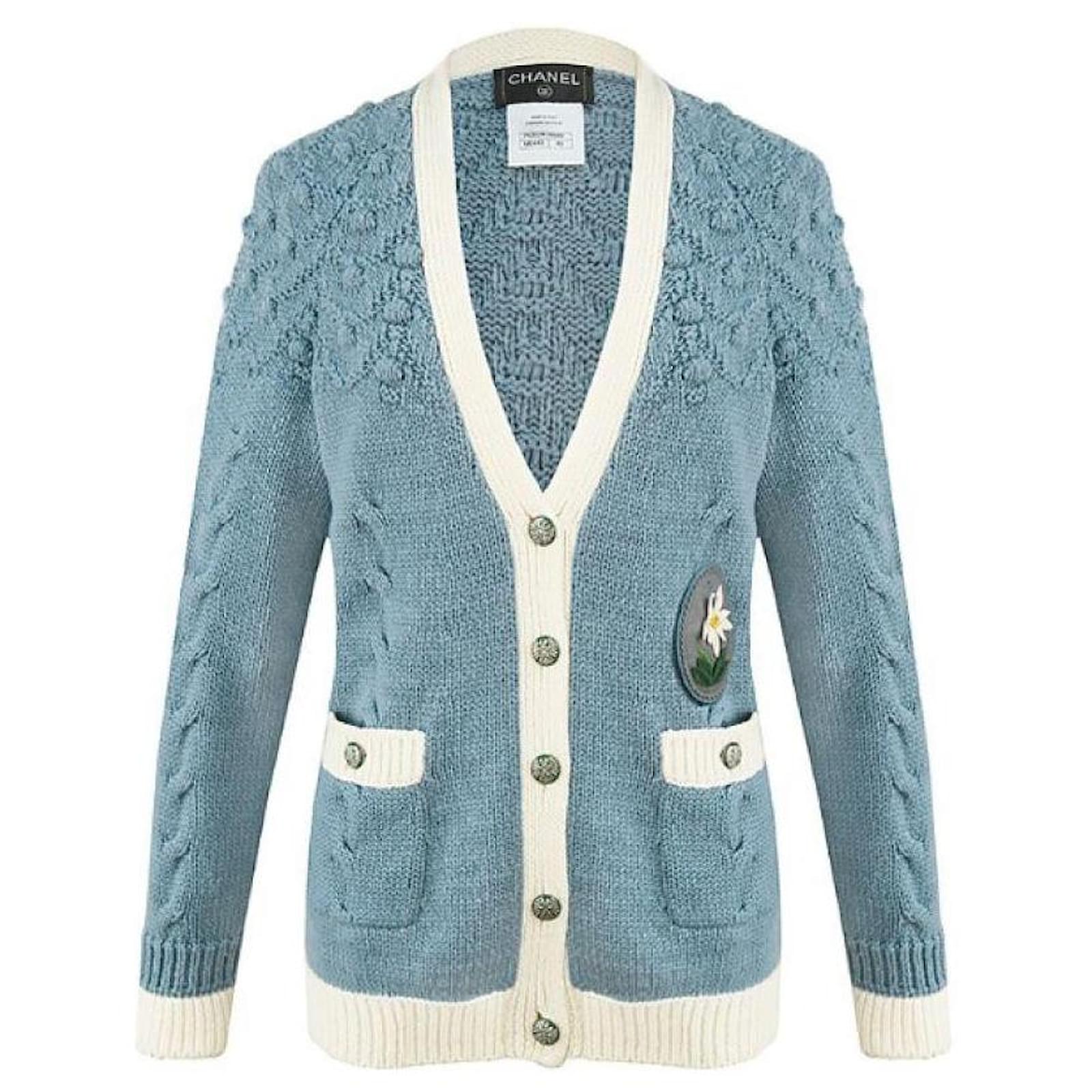 Karl Lagerfeld Paris Womens Cable Knit Embellished Pullover Sweater...