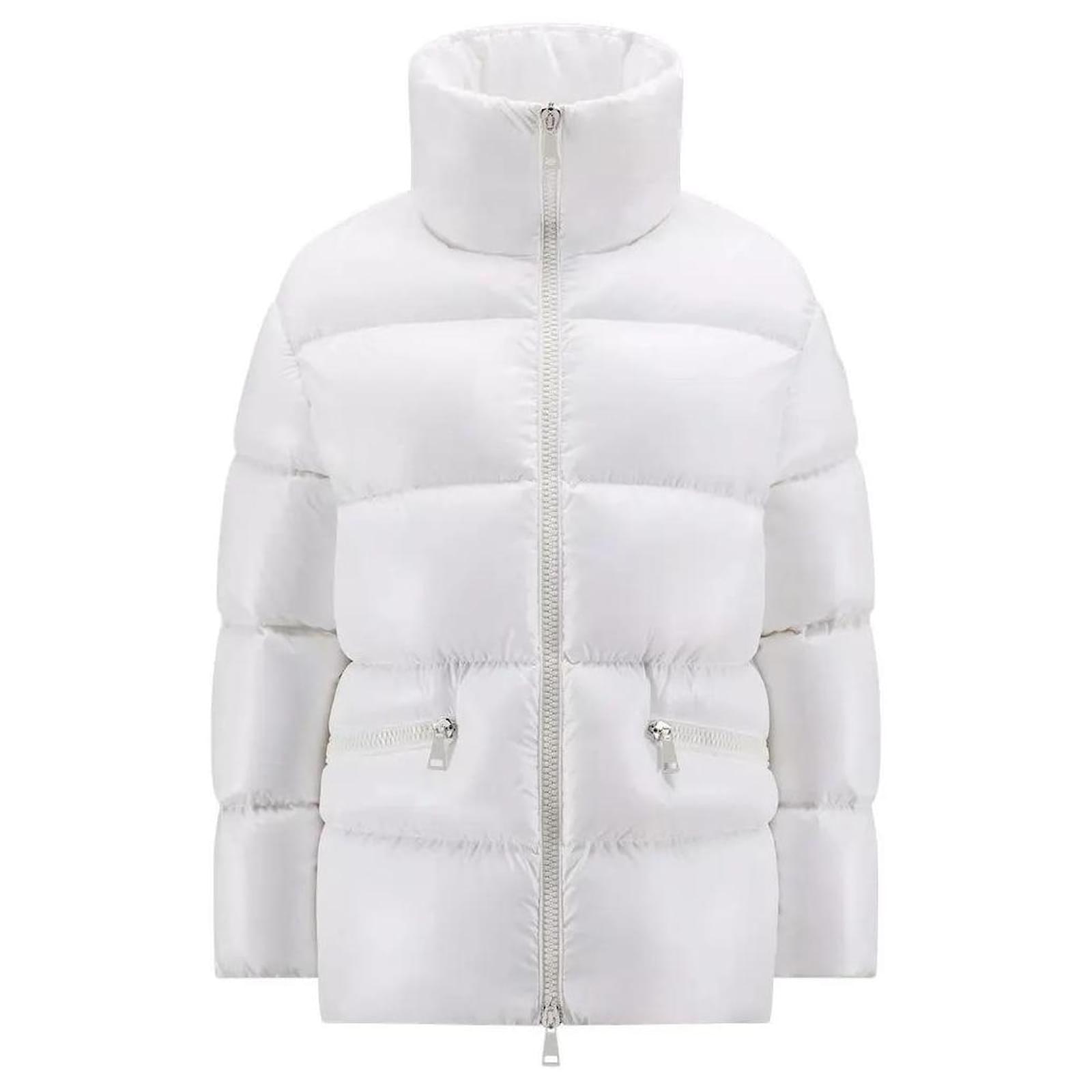Moncler Short Genos down jacket White Synthetic ref.1749396 Moncler Short Genos down jacket White Synthetic ref.1749396