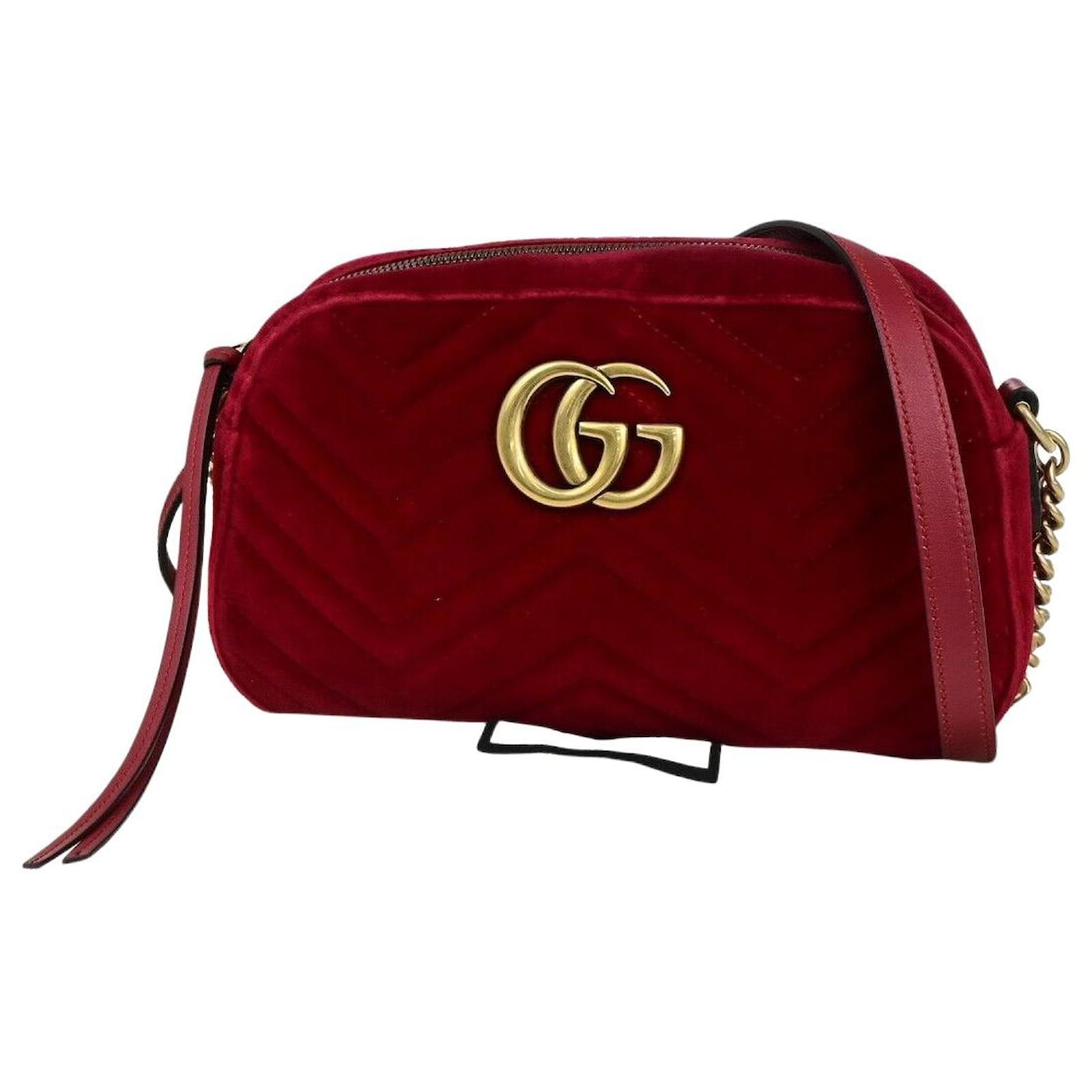 Gucci GG Marmont Red Synthetic ref.1751682 - Joli Closet