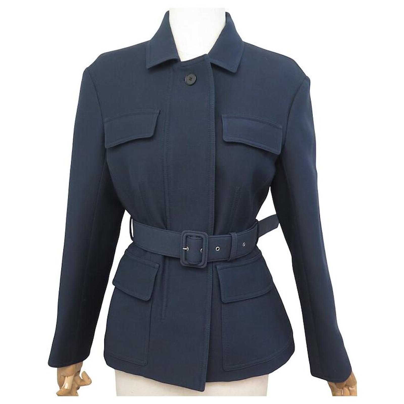 Christian Dior 中綿ニットジャケット M ウール 紺色 楽天市場】【中古】Dior × sacai ジップニットジャケット