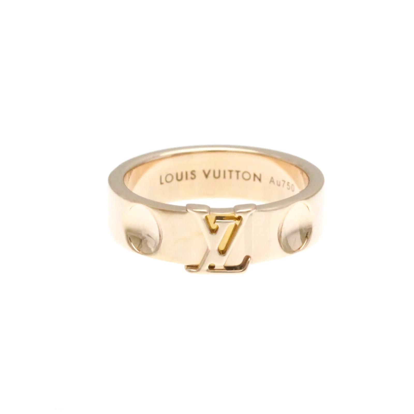Louis vuitton rose gold ring discount