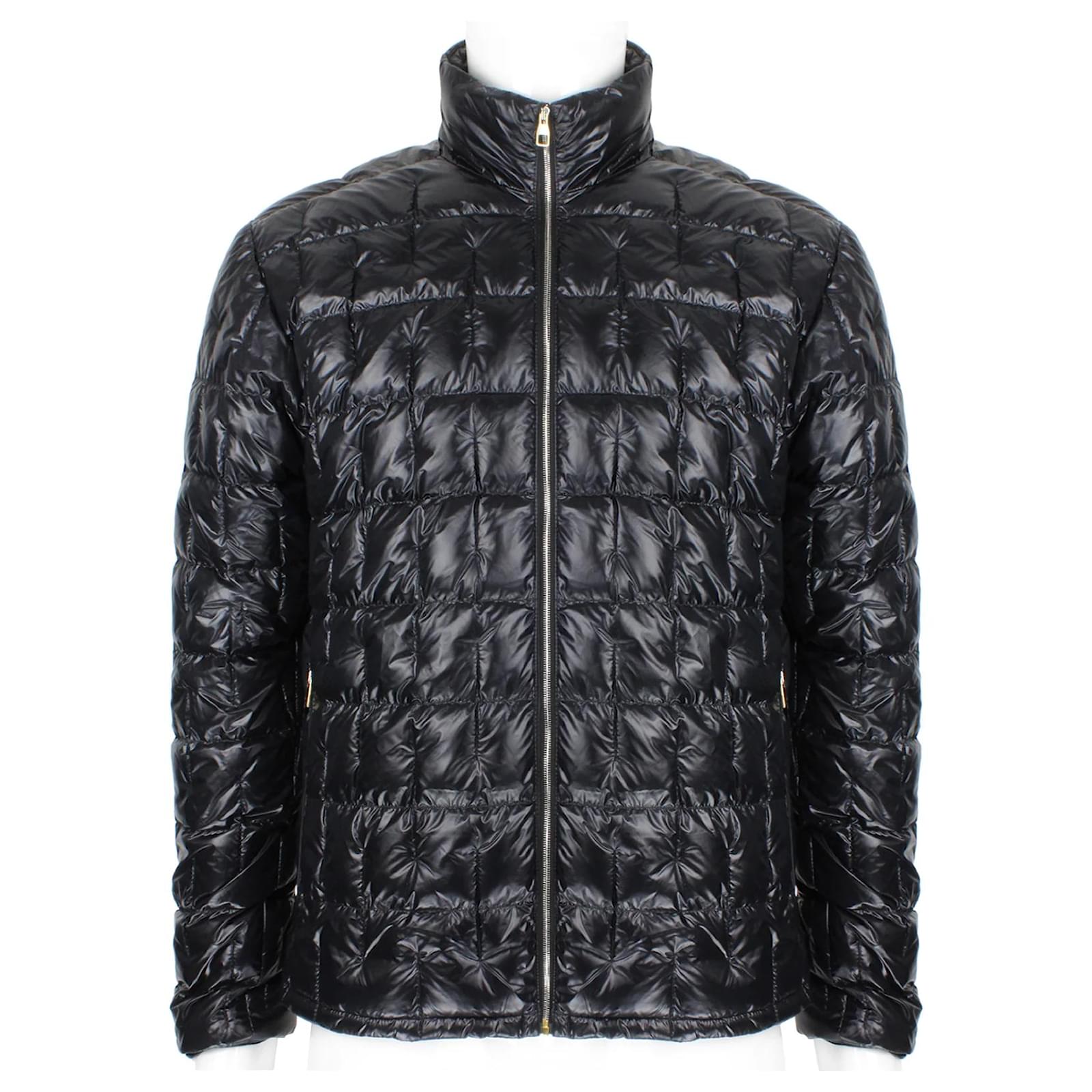 Alfred Dunhill Dunhill Eco Down Padded Jacket Black Nylon ref