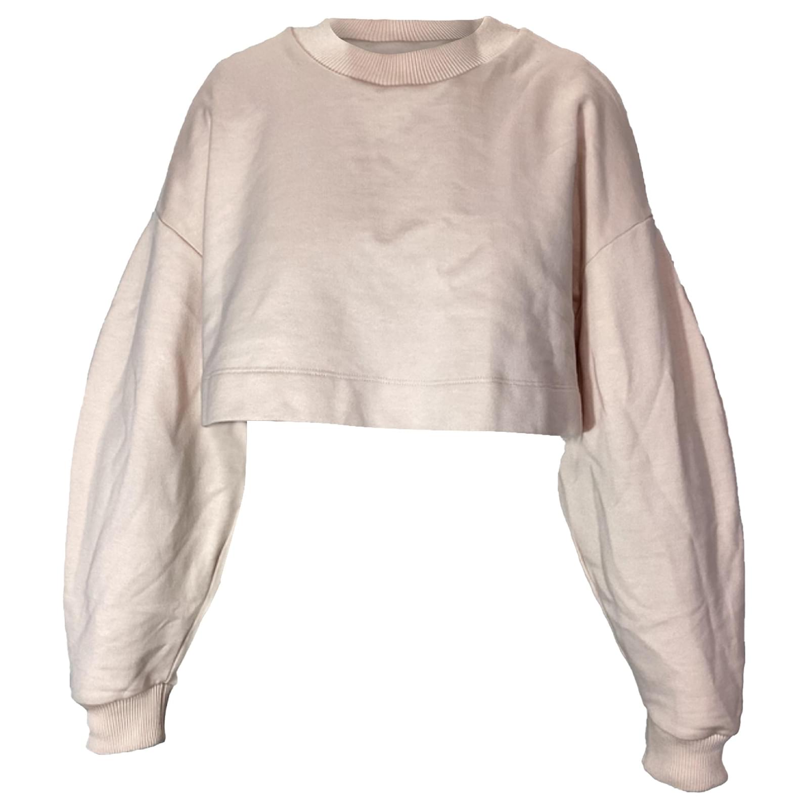 Alexander Mcqueen Crewneck Back Slit with Corset Accent Crop