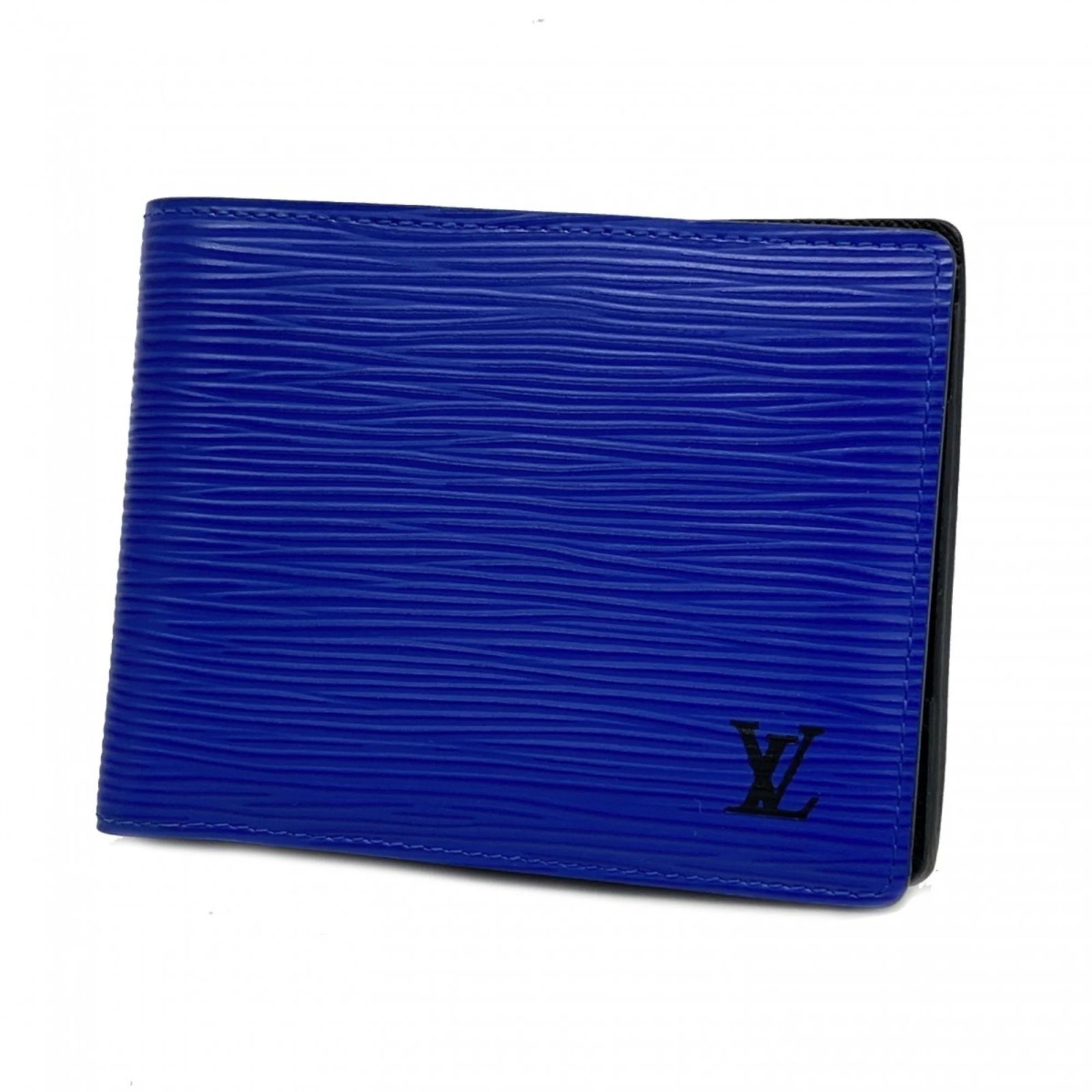 Louis Vuitton Epi Monogram Eclipse Bill Wallet Blue ref.1753595 - Joli ...