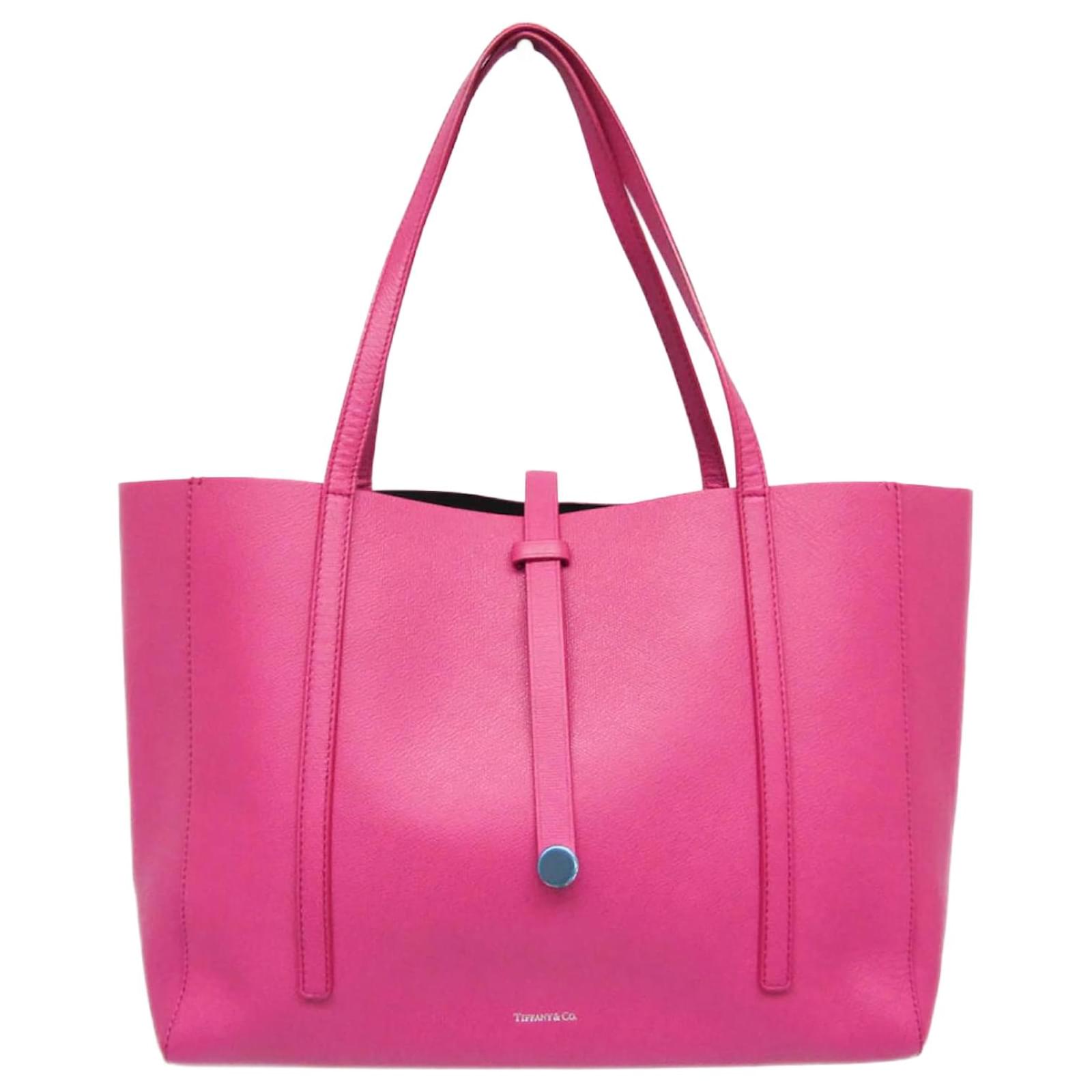 Tiffany Damen Leder Tote Bag in Lila