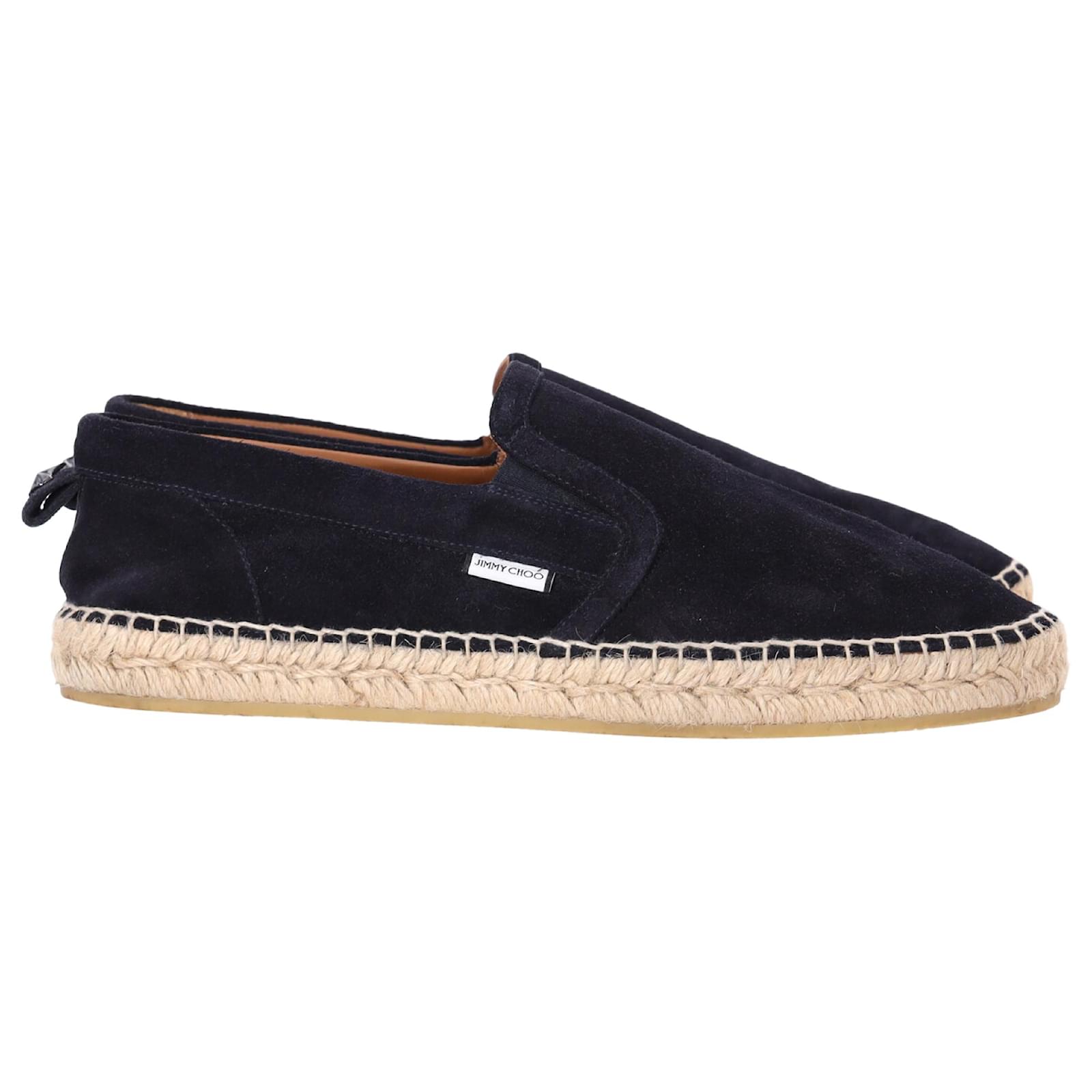 Espadrilles Jimmy Choo Vlad en daim bleu marine Suede ref.1754457 Joli Closet