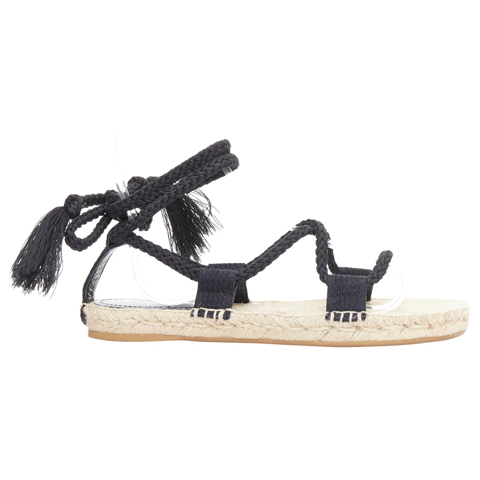 dior espadrilles tie up