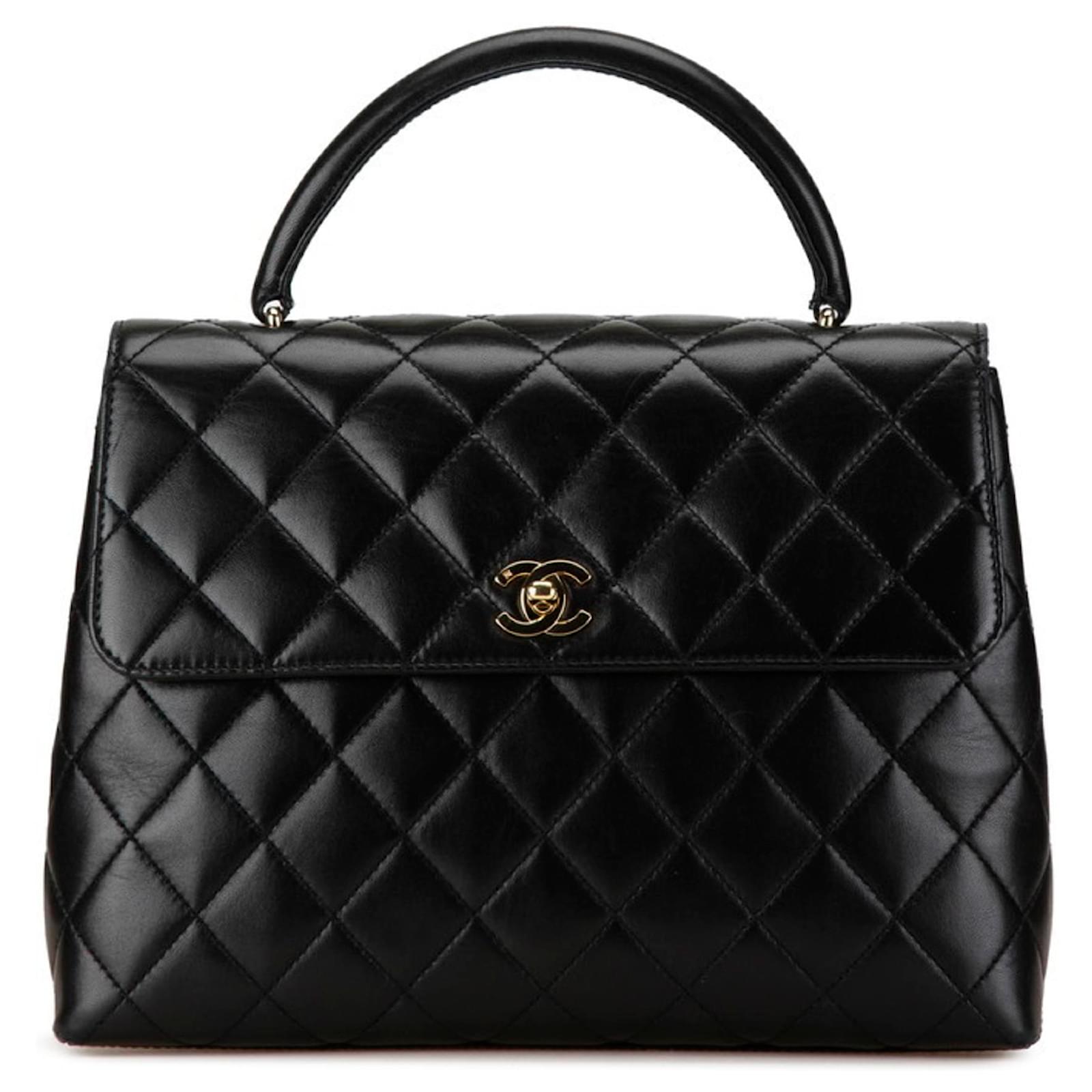 CHANEL MATELASSE COCOMARK ラムスキン Chanel Matelasse Coco Mark Rhinestone Chain Bag Golden