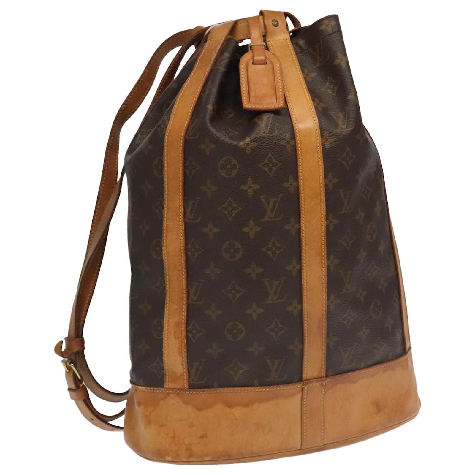 LOUIS VUITTON Monogram Randonnee GM Schultertasche M42244 LV Auth 94135