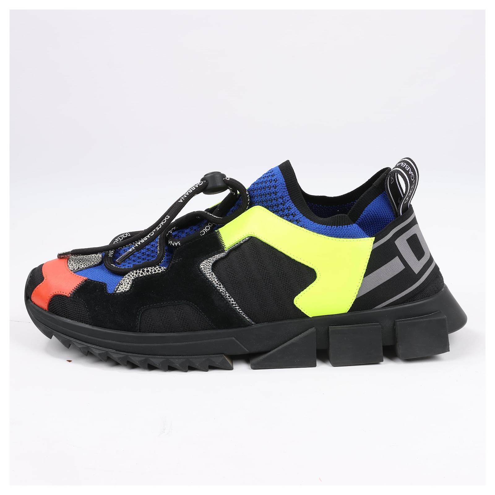 Sneakers in tessuto DOLCE GABBANA Sorrento multicolore, Taglia