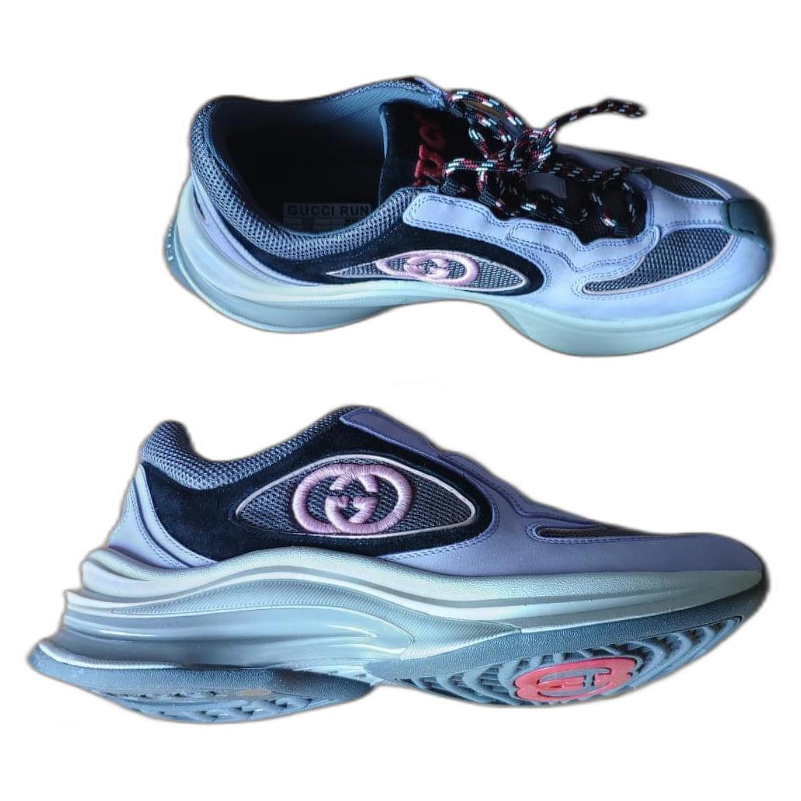 スニーカー GUCCI Sneakers with Incrocio GG GUCCI - 新品 アディダス×グッチ コラボスニーカー 4 ZX8000 GG