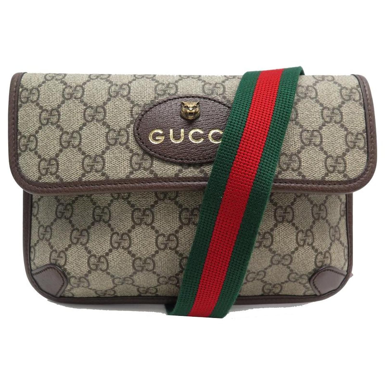 ネオ ヴィンテージ GGスプリーム 493930 NEW GUCCI NEO VINTAGE GG SUPREME 493930 BROWN CANVAS BELT