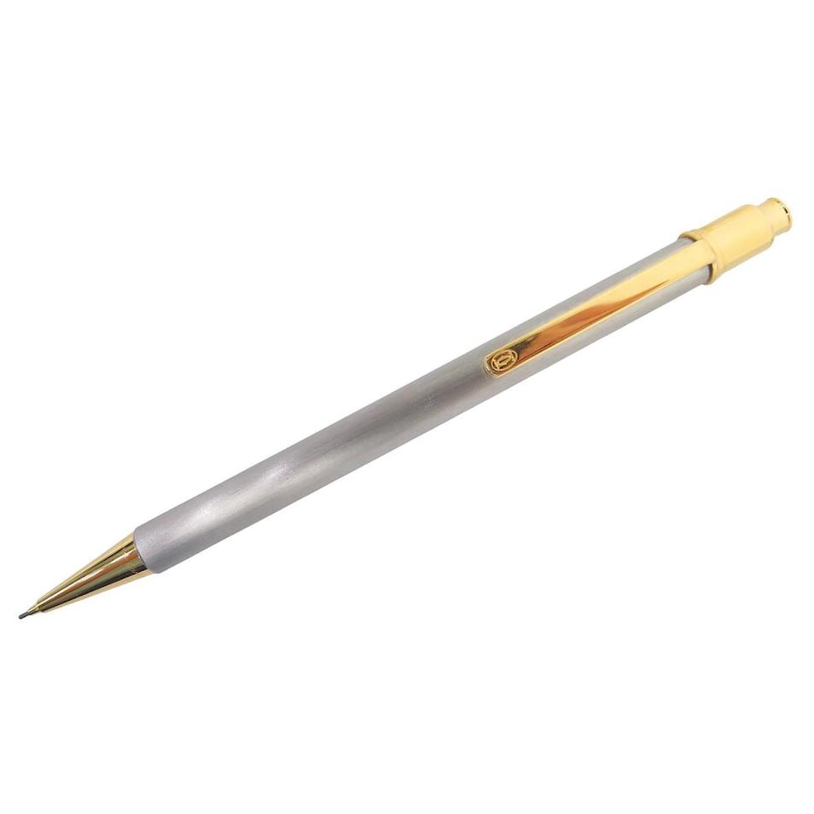 CARTIER TRINITY MUST MECHANICAL PENCIL BRUSHED STEEL CRITERIUM