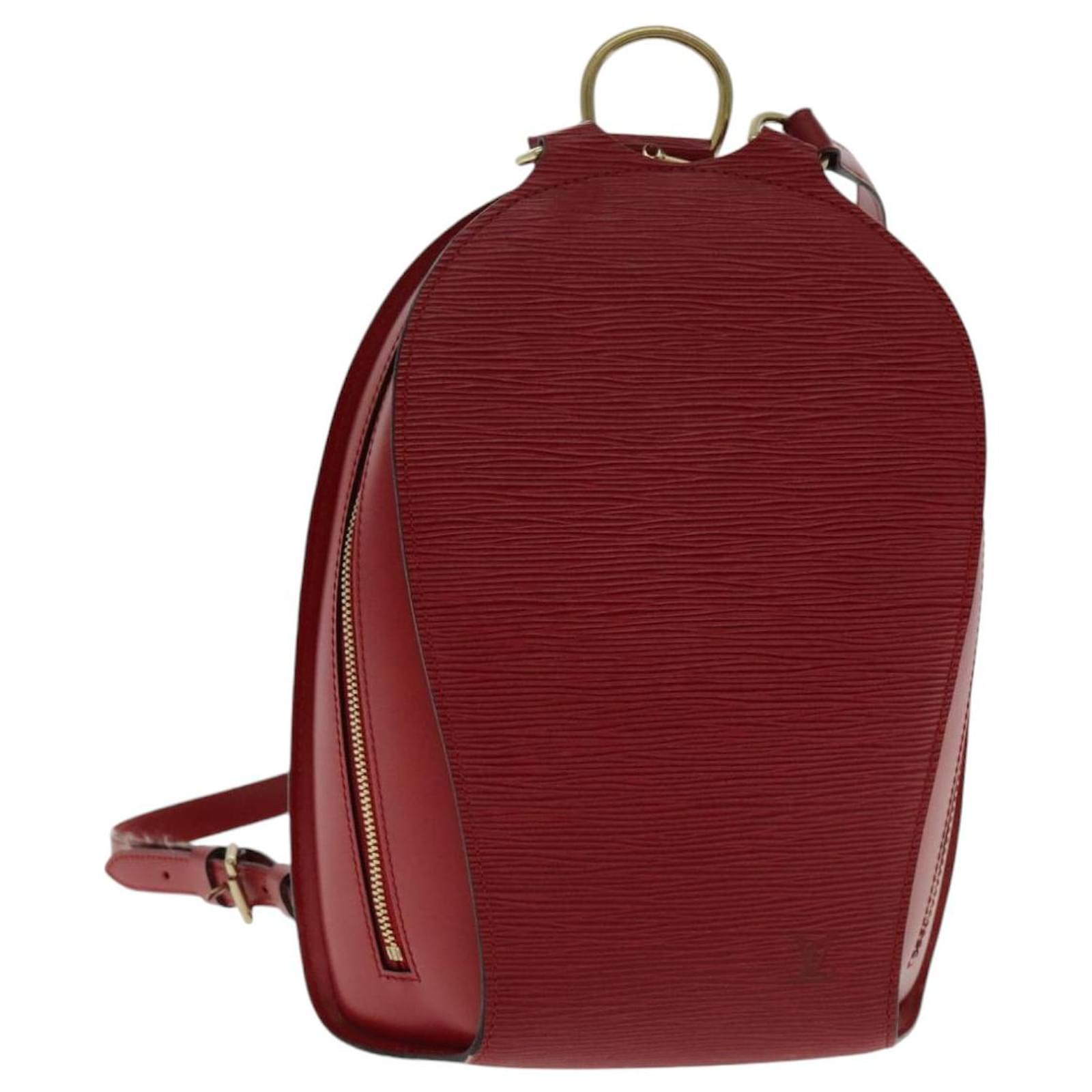 Lv backpack red best sale