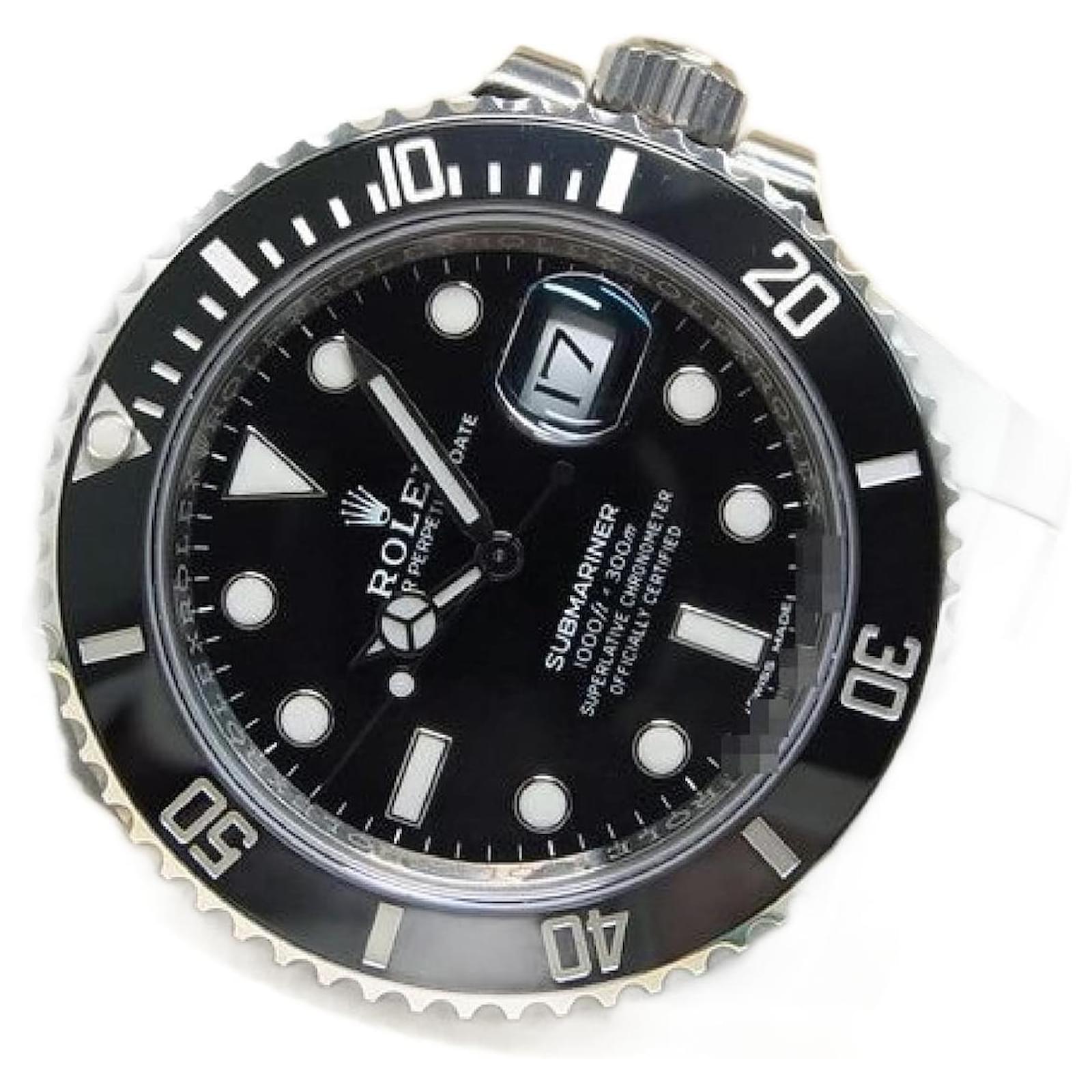 ROLEX Submariner fecha negra 116610LN sin usar Hombre Plata Acero