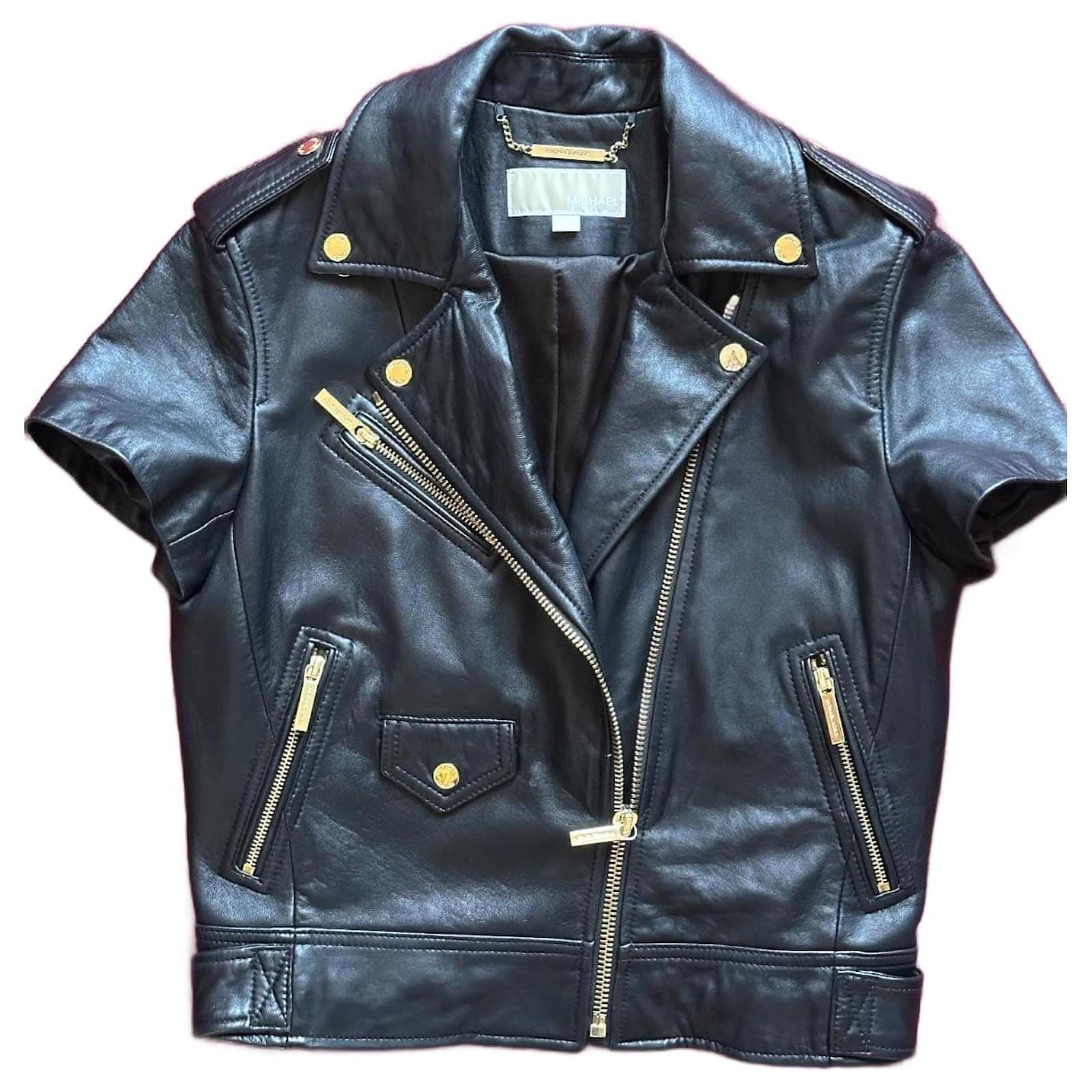 Perfecto Veste Cuir Manche Courte Veste Perfecto Courte En Noir