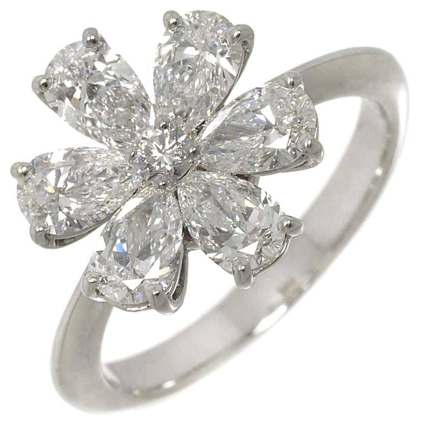 Harry Winston Forget Me Not Ring Platinum Joli Closet