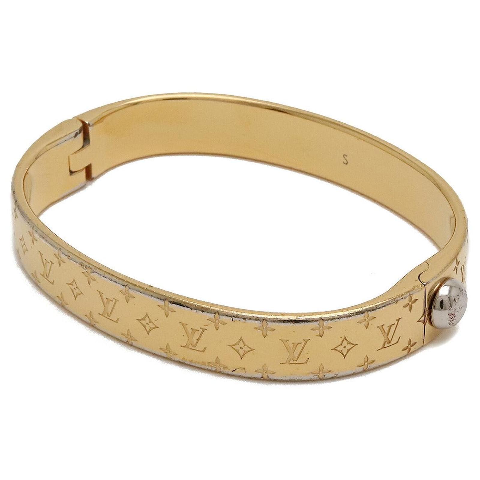 Louis Vuitton Nanogram Bangle Bracelet M00251 Golden