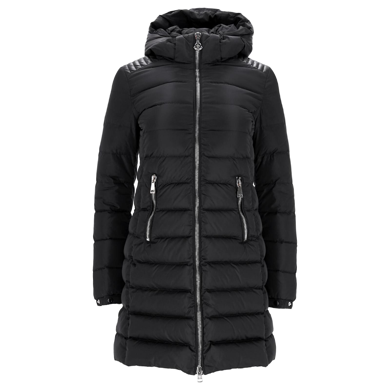 Moncler Orophin Down Puffer Jacket in Black Polyamide Nylon