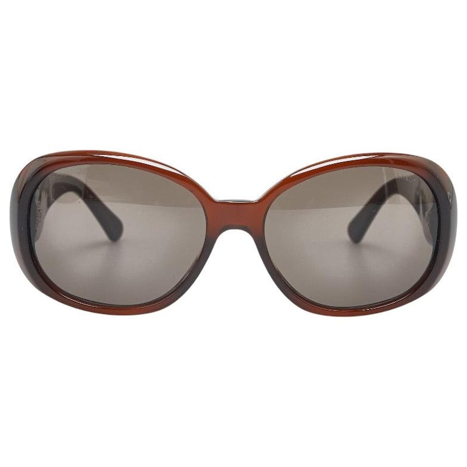 Chanel Camellia Sunglasses 5113-A Brown Plastic ref.JC1773482