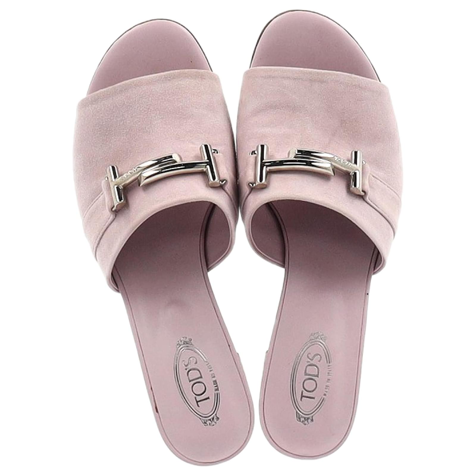 Tod's Sandali Suede Double T Tod's Flip Flops Tod's Tods