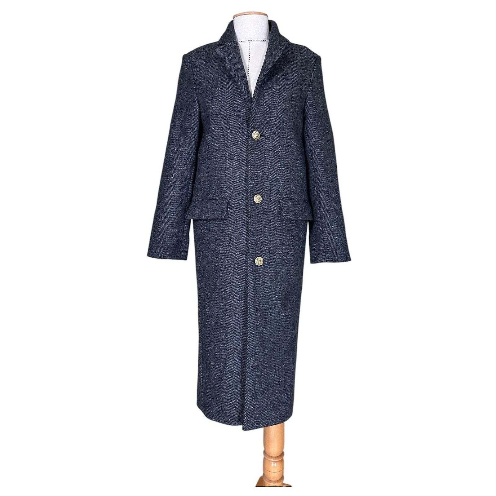 Manteau Zadig & Voltaire Femme - Taille M - Noir - Laine - Occasion Parfait état
