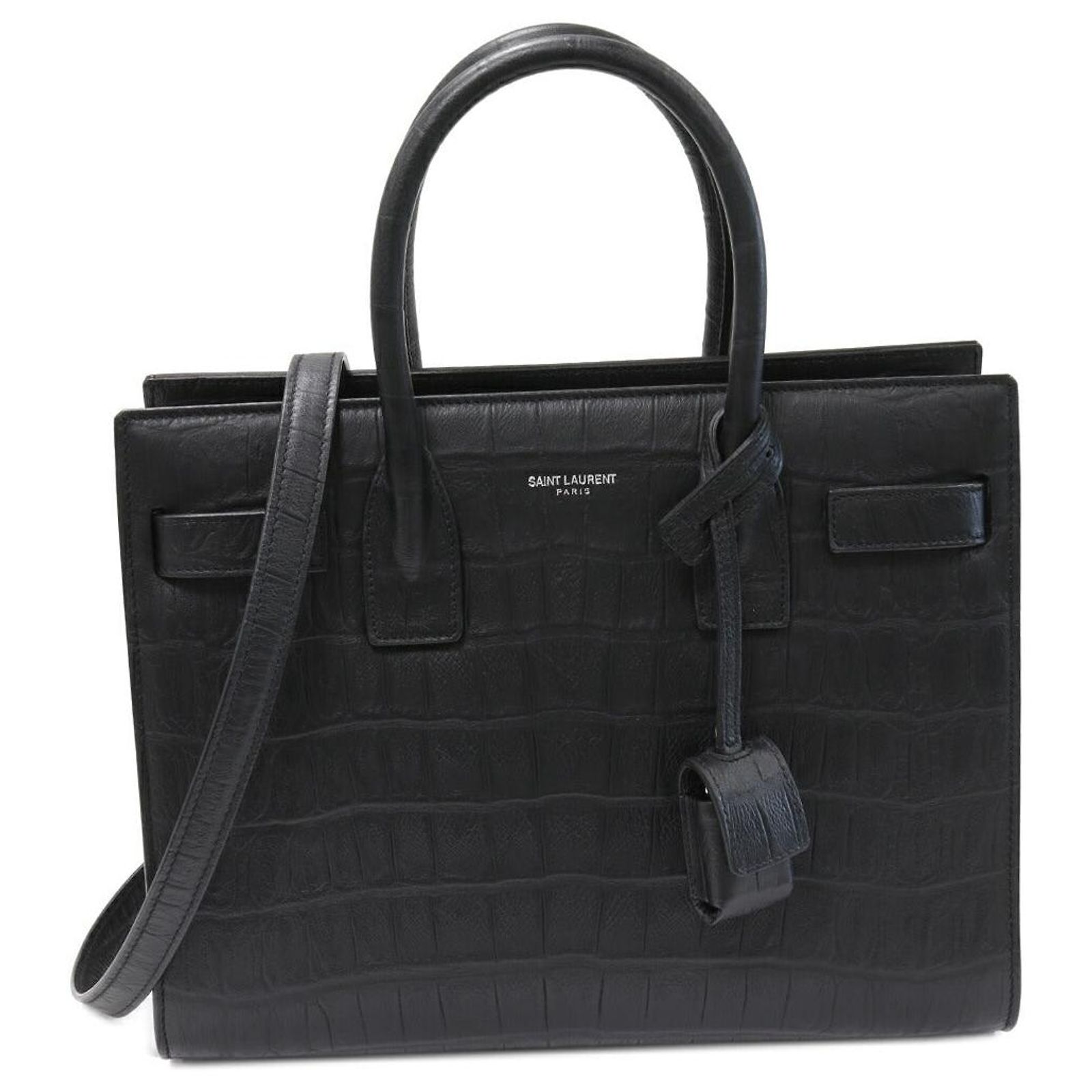 Yves Saint Laurent Saint Laurent Paris Sac de Jour Embossed Calf 