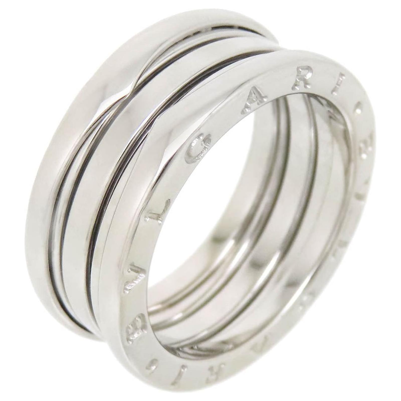Bulgari Bvlgari B.Zero1 Ring 750 K18WG 55 White Metal ref.1798649