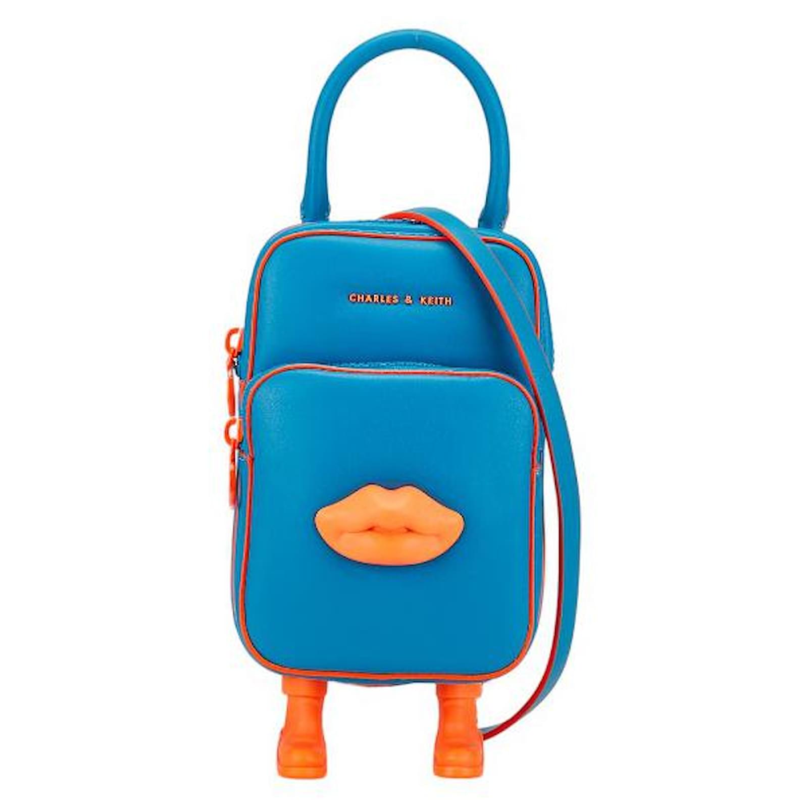 Autre Marque Charles & Keith Calliope Crossbody Handbag Blue