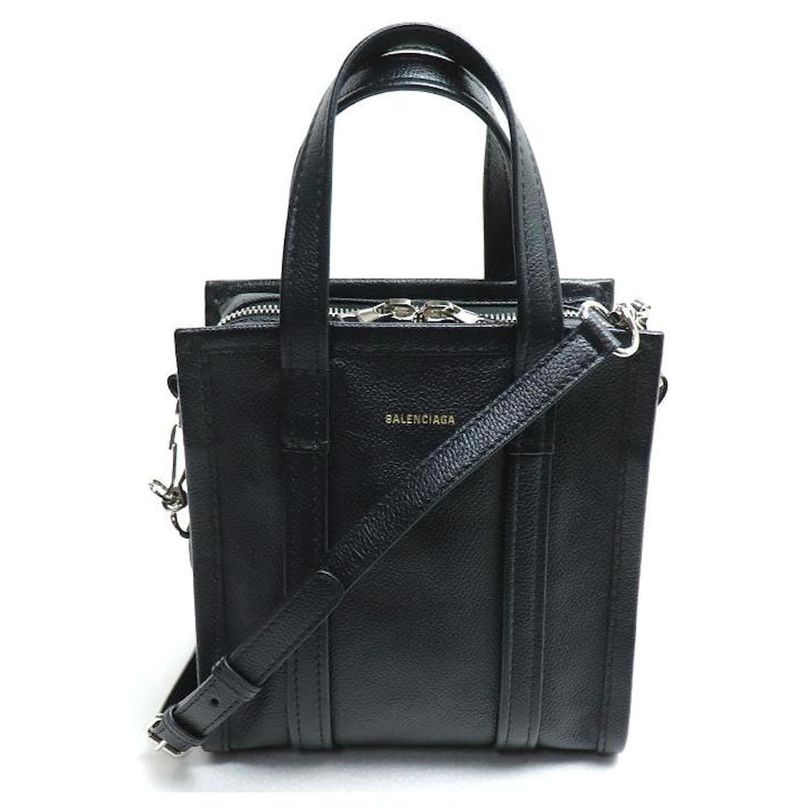 Balenciaga Bazaar Shopper XXS 2Way Shoulder Bag Black Leather ref.1813181 Joli Closet