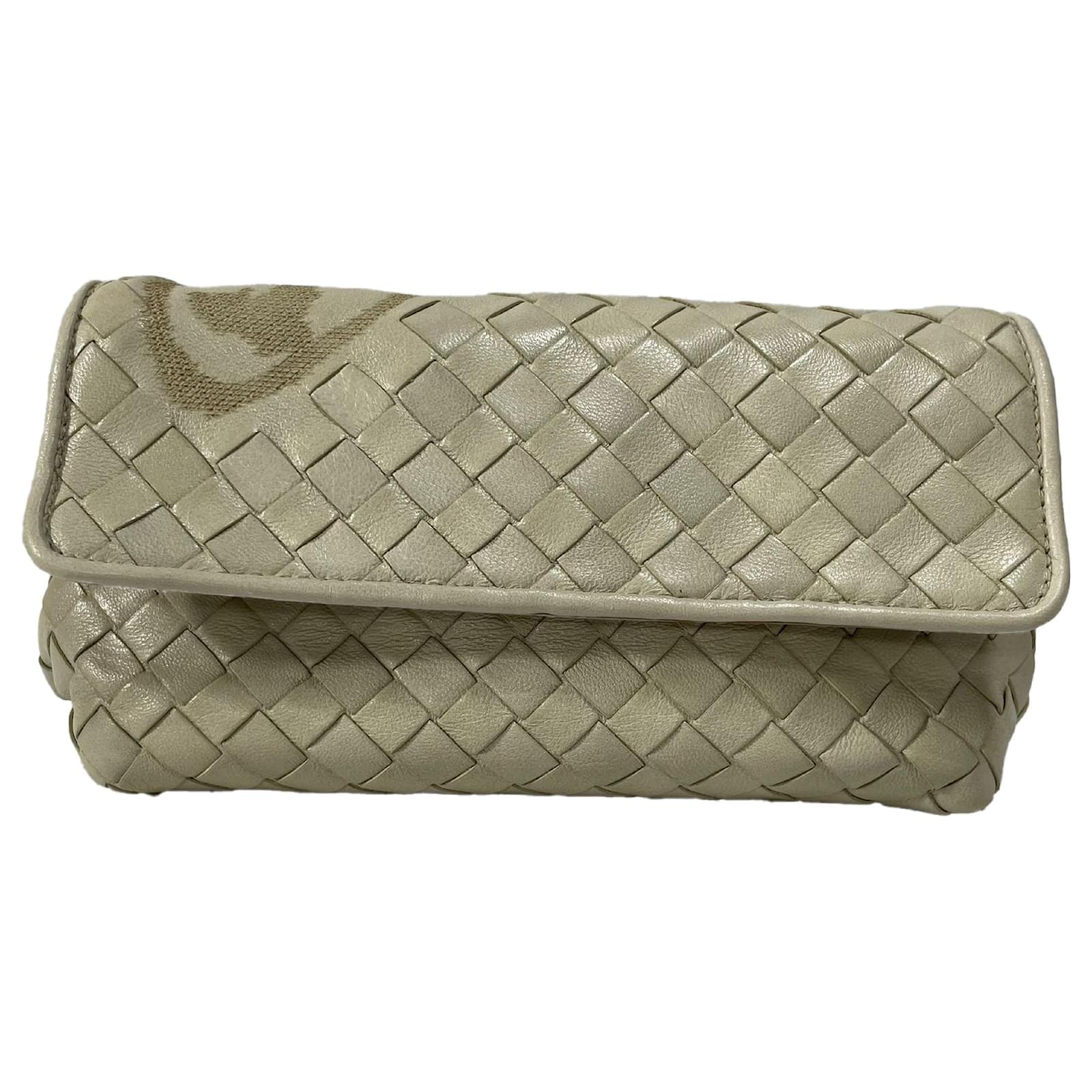 beige clutch