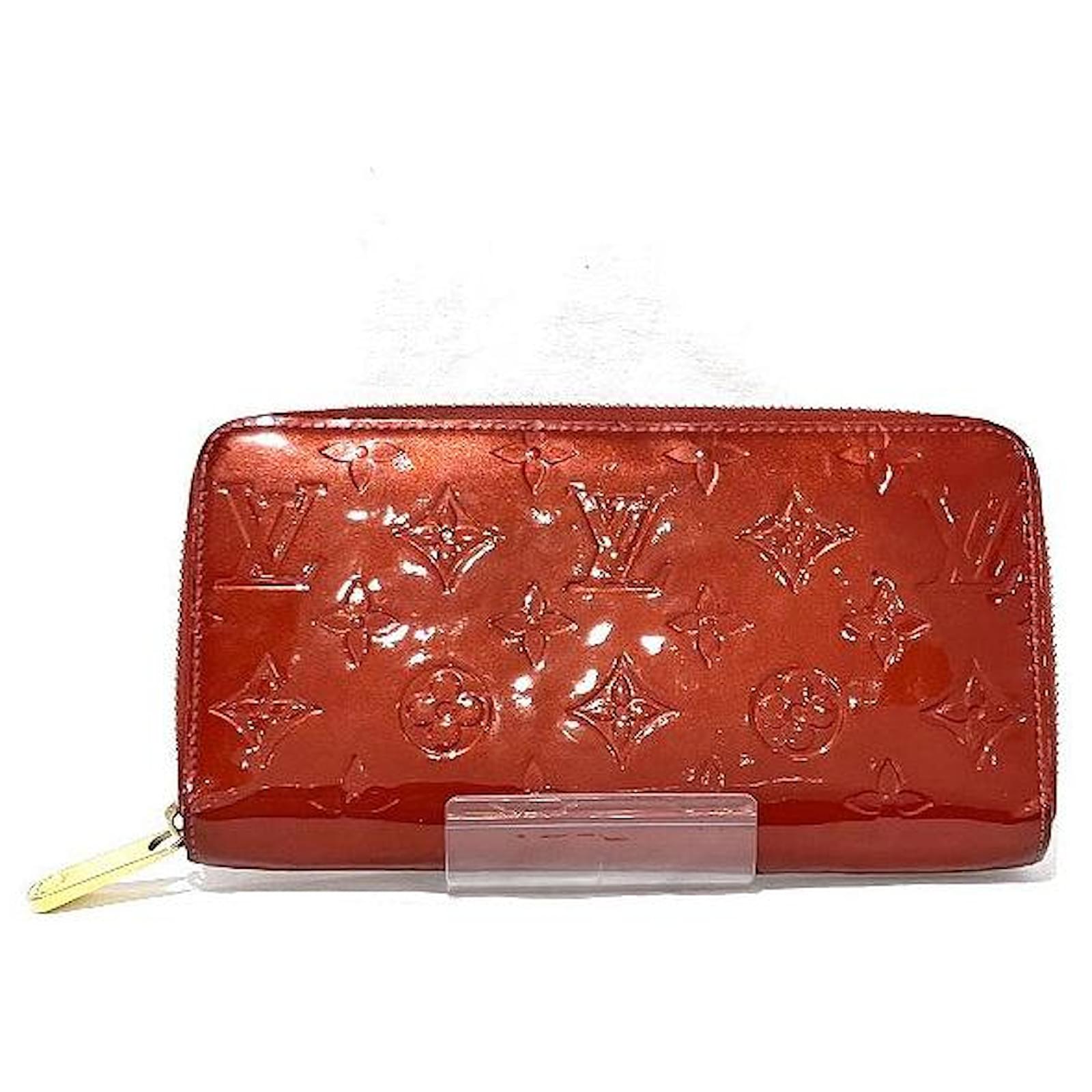 Louis Vuitton Vernis Zippy Wallet M90200 Red Leather ref.1814858 