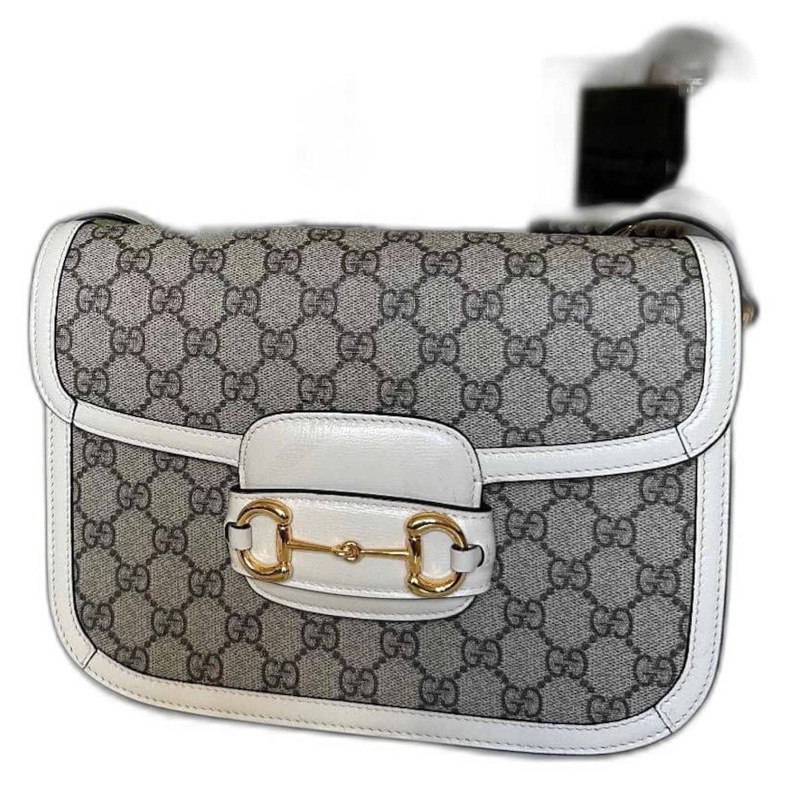 Gucci Horsebit 1955 White Leather ref.1822755 - Joli …