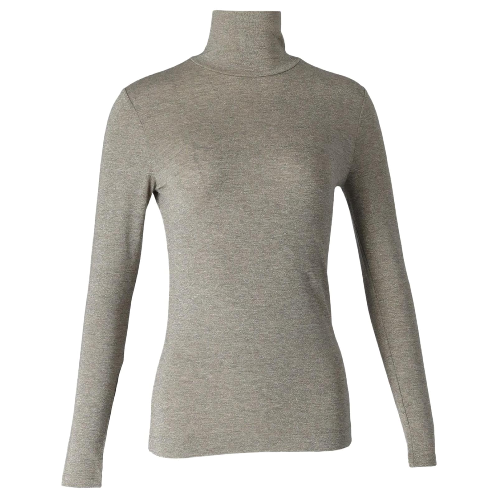 Dries Van Noten Turtleneck Sweater in Grey Wool Joli