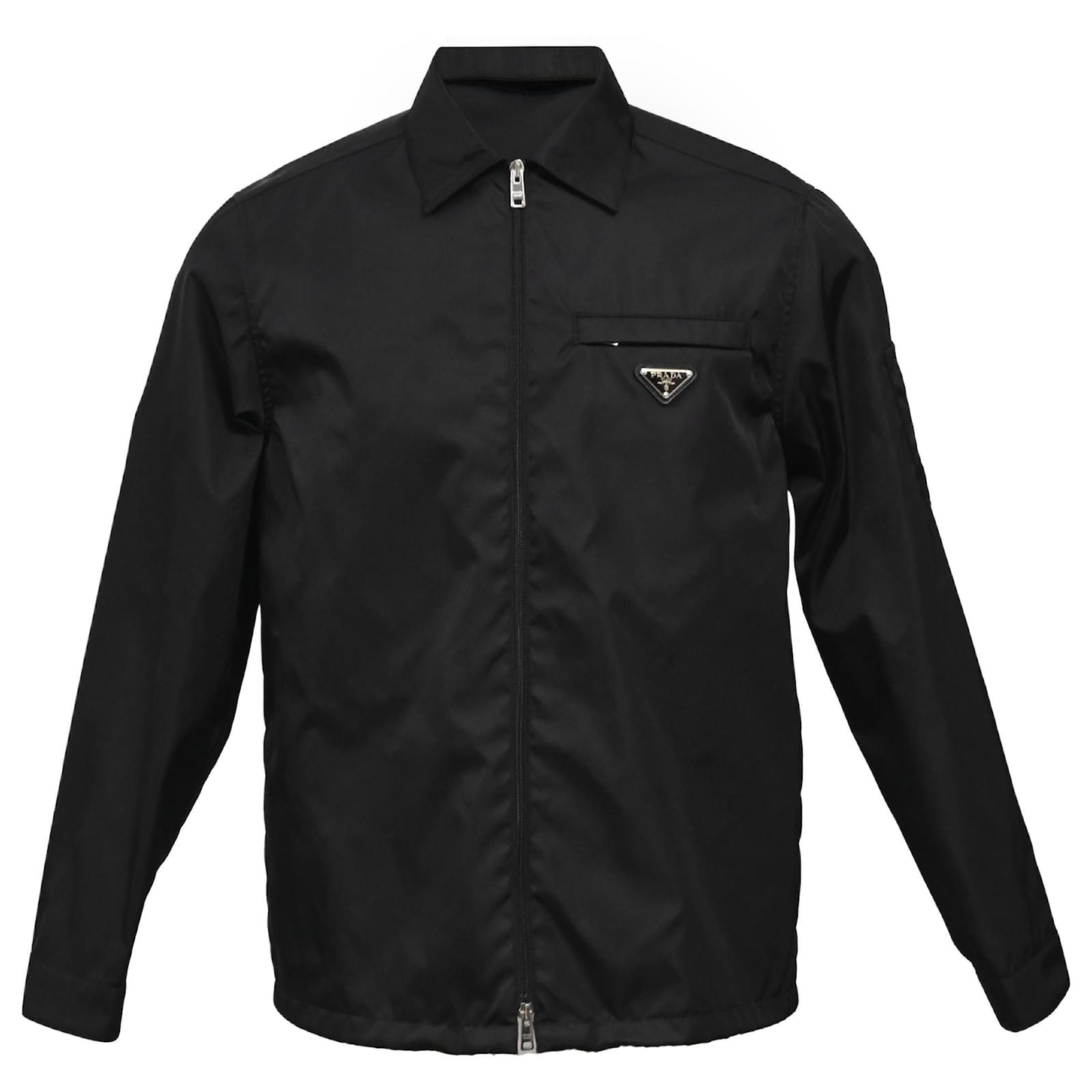 Prada Re-Nylon Blouson Jacket in Black Nylon ref.1824407