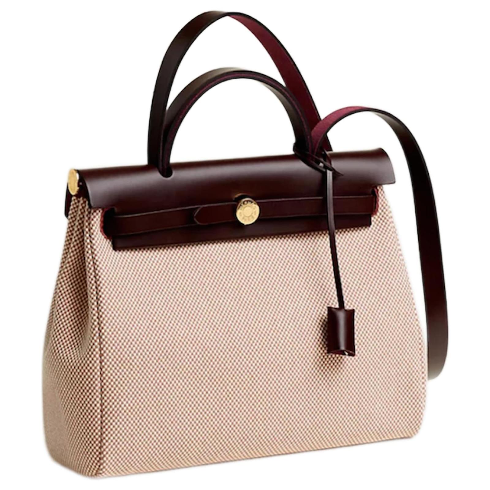 Hermès new Sac Herbag Zip 31 retourné in Criss Viking