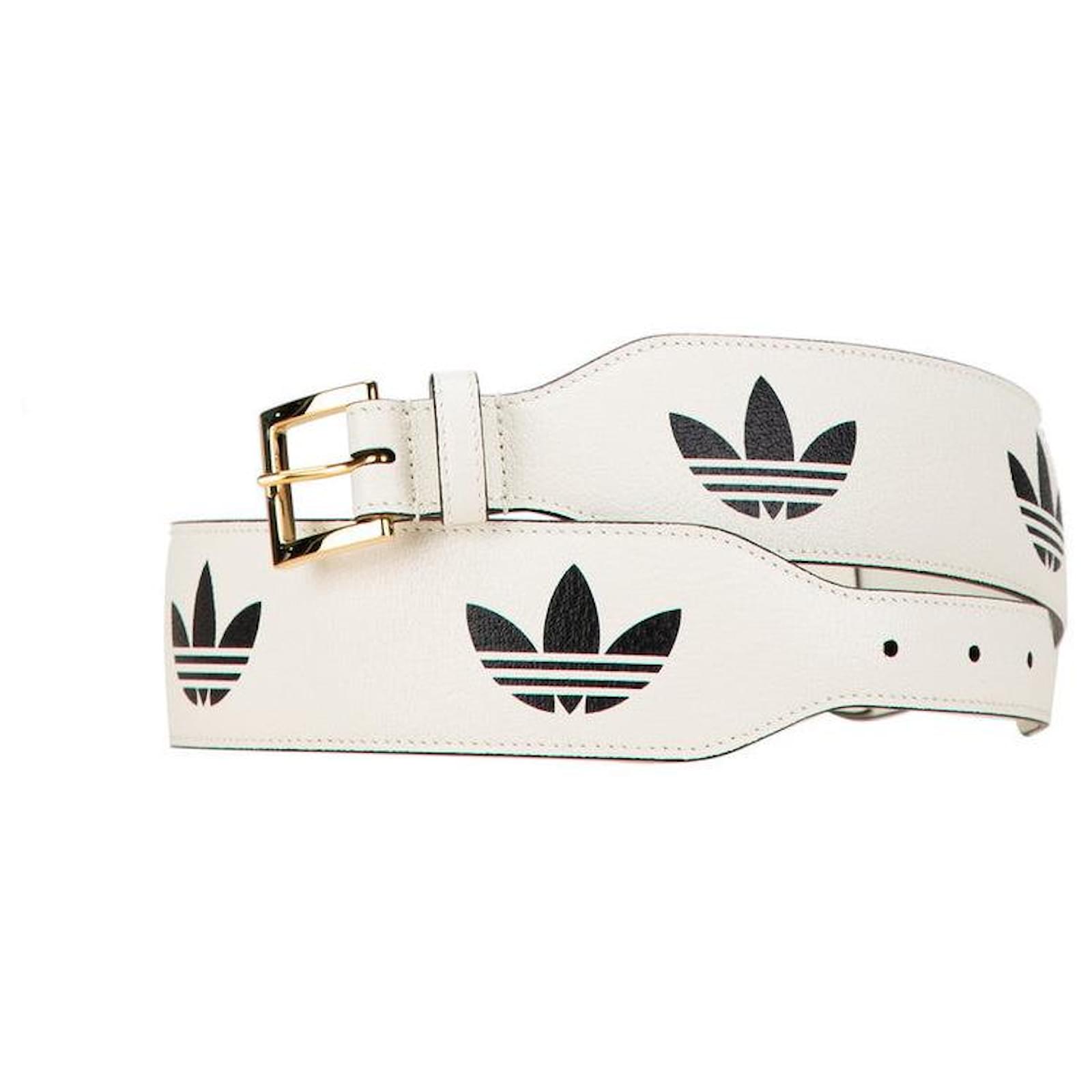 ☆ ADIDAS x GUCCI Leather Horsebit Belt コラボベルト ☆ Gucci x Adidas Gucci x adidas Leather Belt - Brown Belts