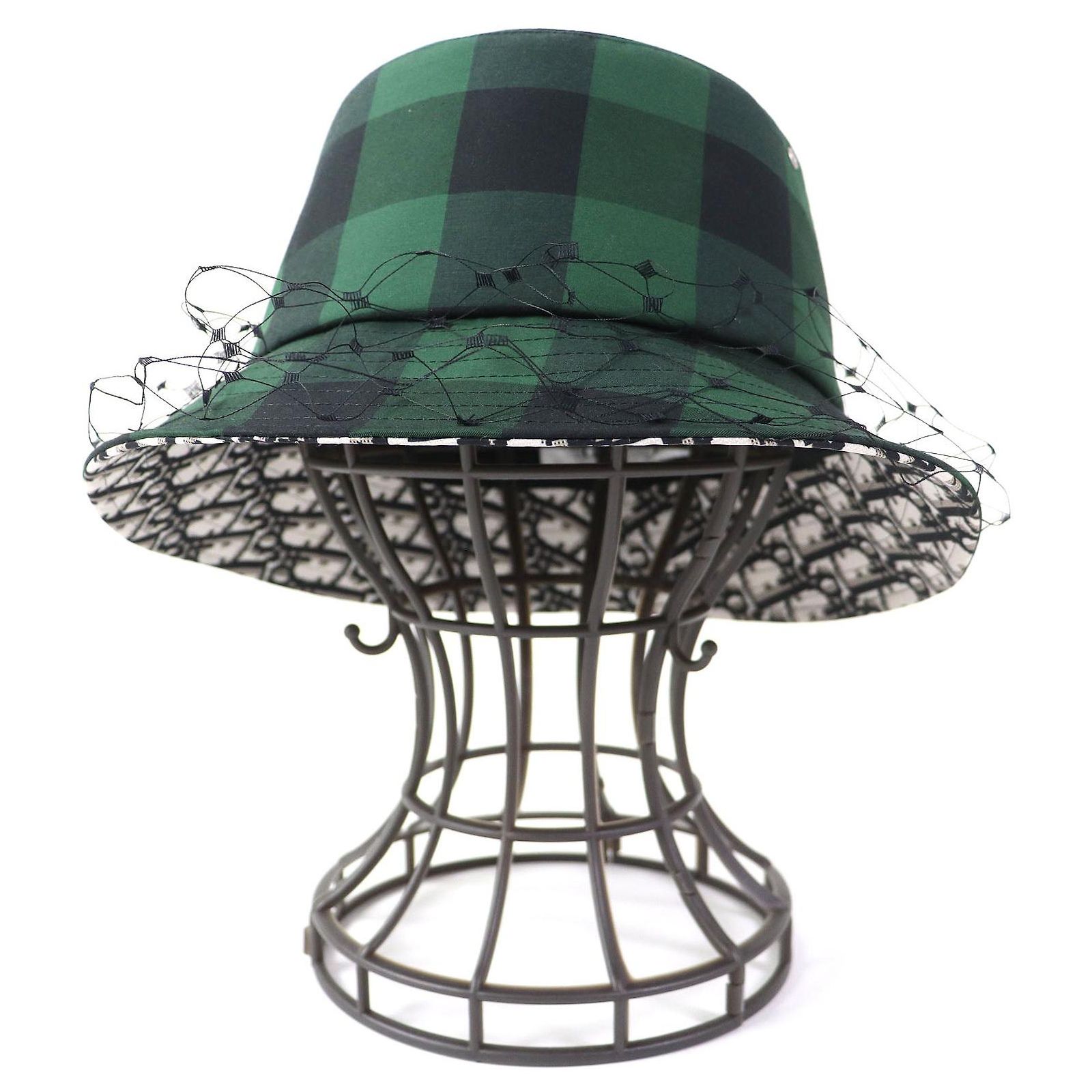 Christian Dior Dior TEDDY-D Bob Hat Trotter Check Bucket  display picture 1