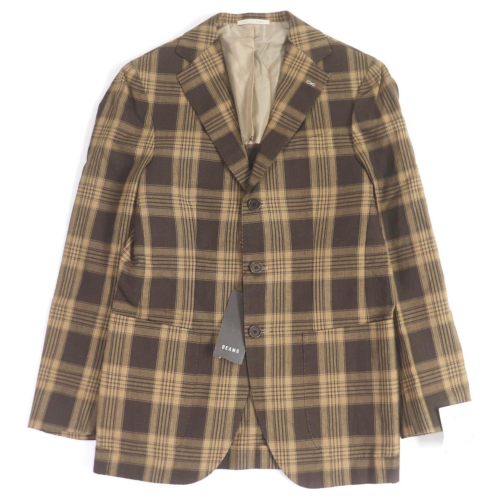 De ︎ De Petrillo brown check jacket 42 Petrillo Posillipo Jacket 