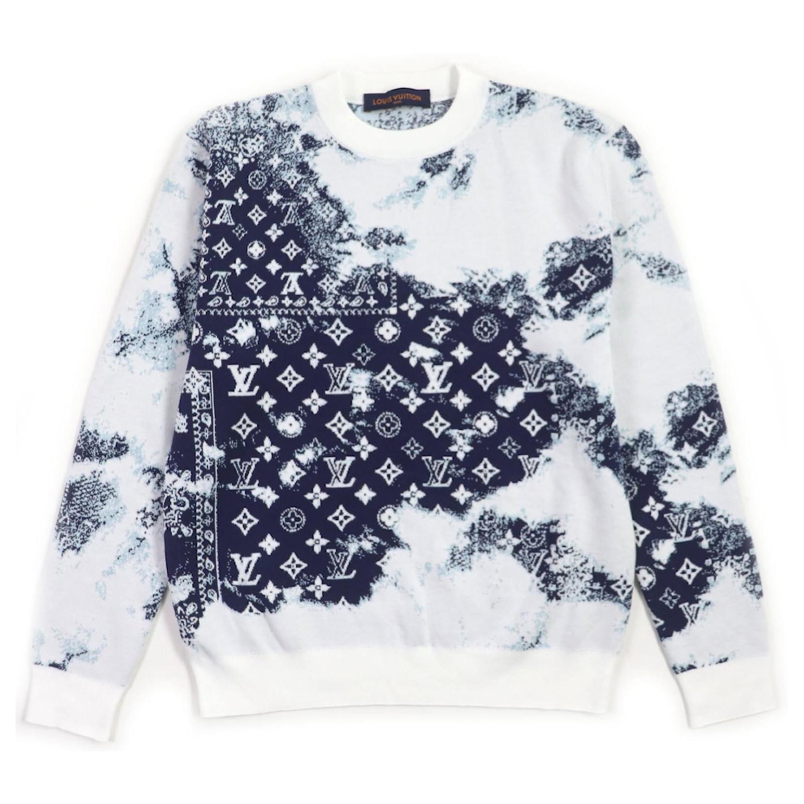Louis Vuitton Monogram Bandana Knit Sweater XS Cotton ref