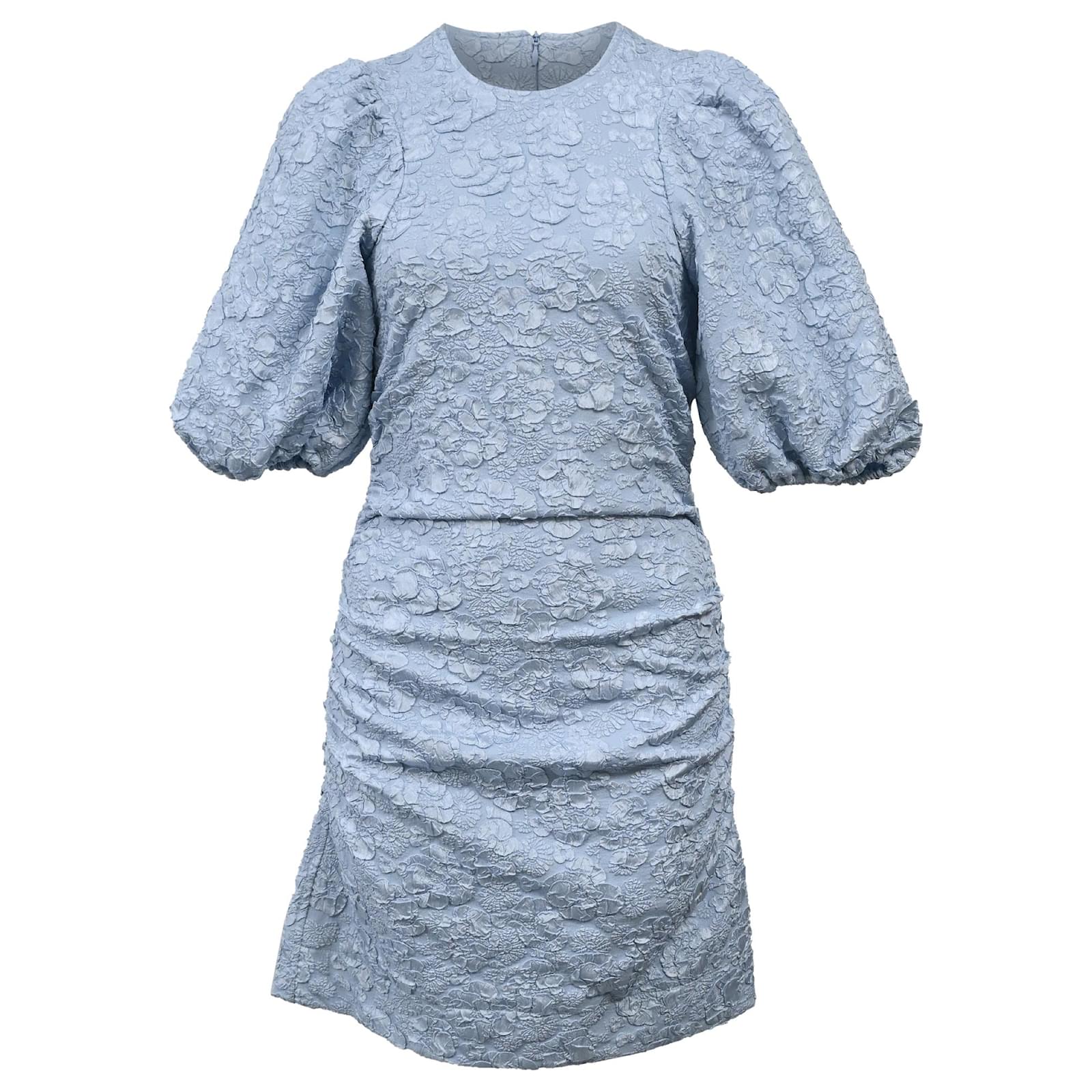 princess polly baby blue dress Ganni Dress Light Denim Maxi