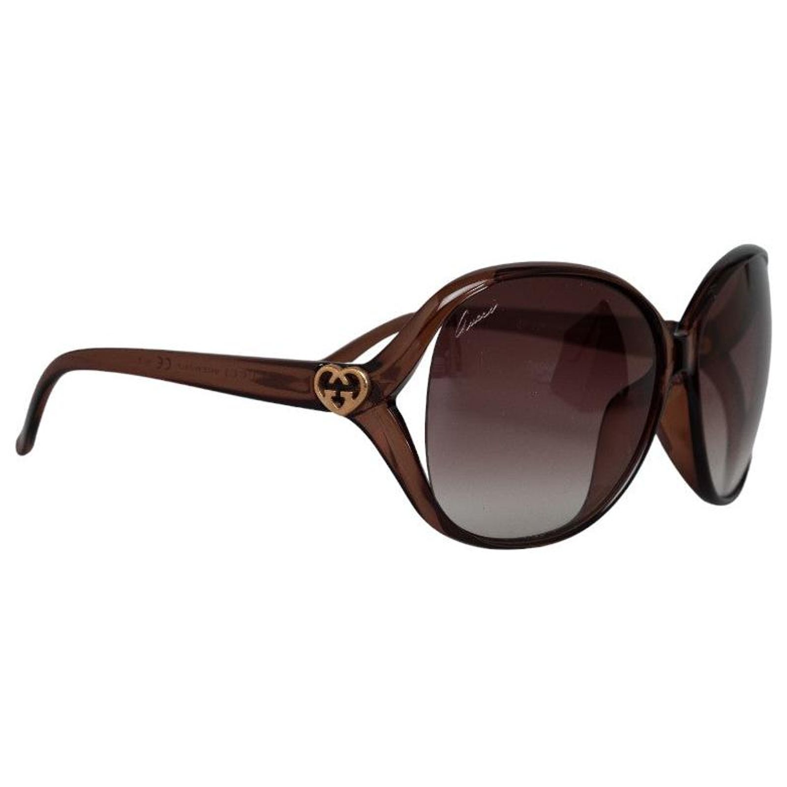 Gucci Butterfly Sunglasses Brown Plastic ref.1844277 - Joli 