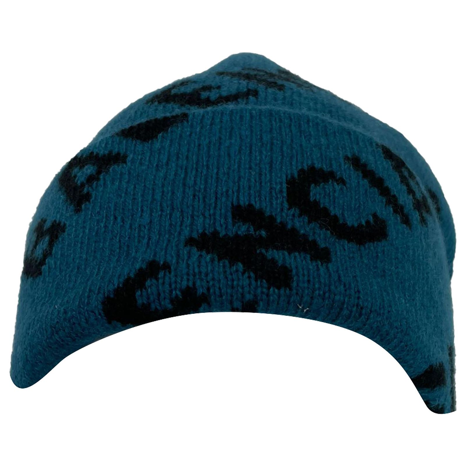 Balenciaga All Over Logo Beanie in Blue Wool Navy blue ref  display picture 2