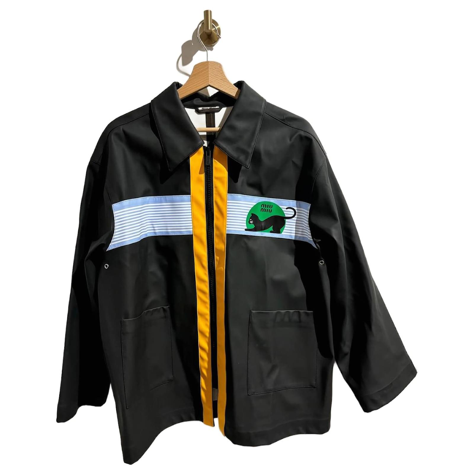 MIU MIU Jackets T.International S Polyester Black ref