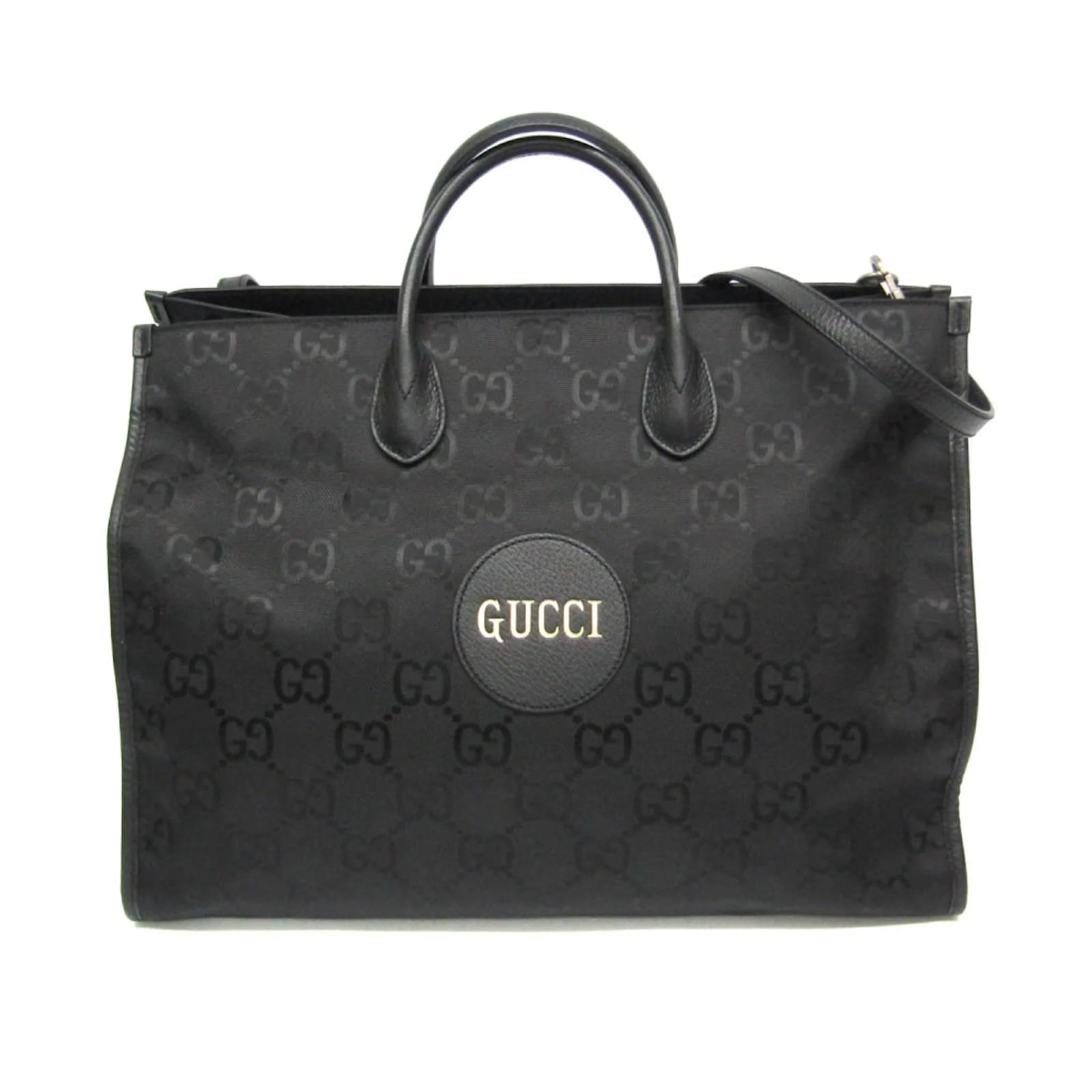 GUCCIバック Gucci Off The Grid GG 630353 Handbag Black Leather Cloth ref