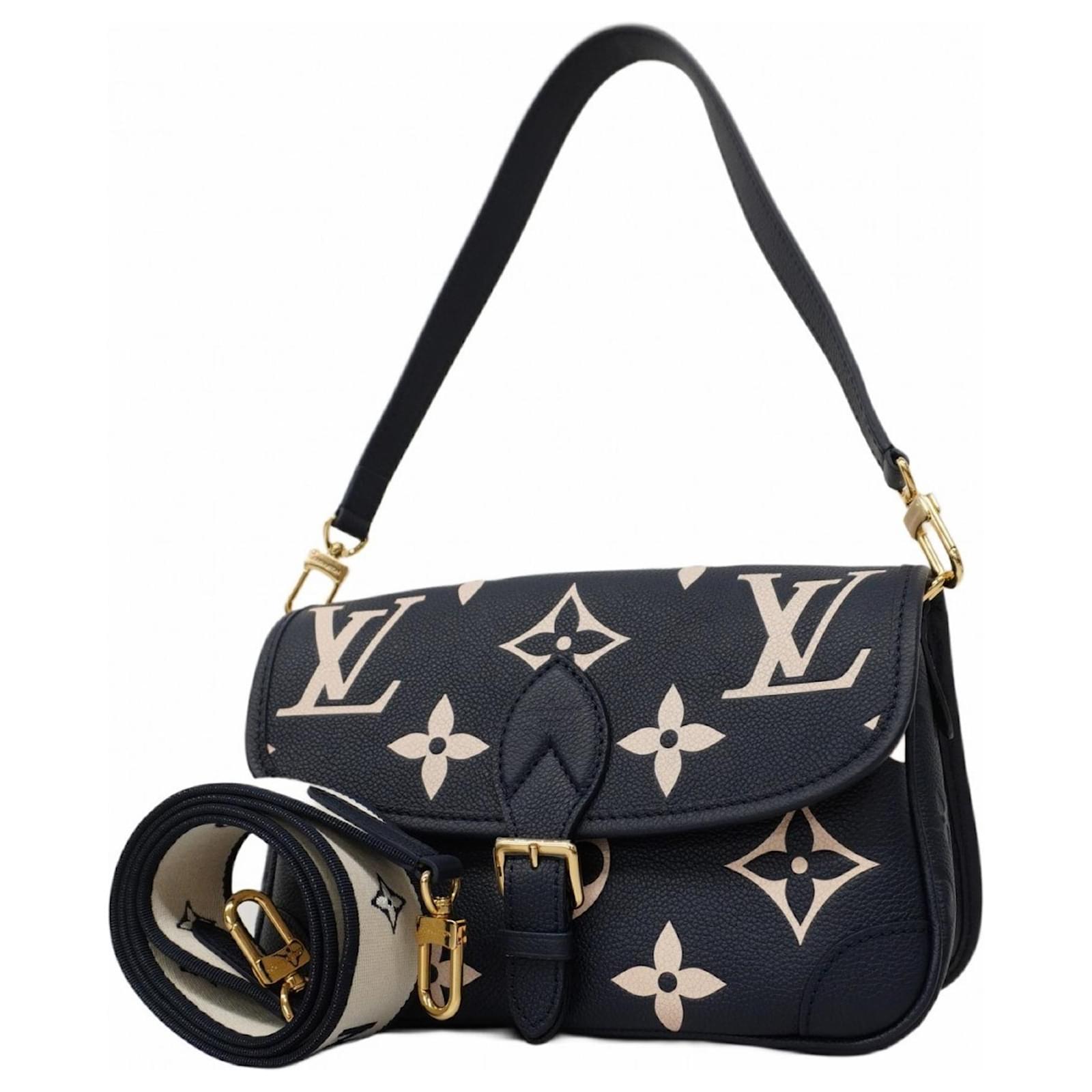 Louis Vuitton Monogram Empreinte Bicolor Diane PM NM Shoulder Bag