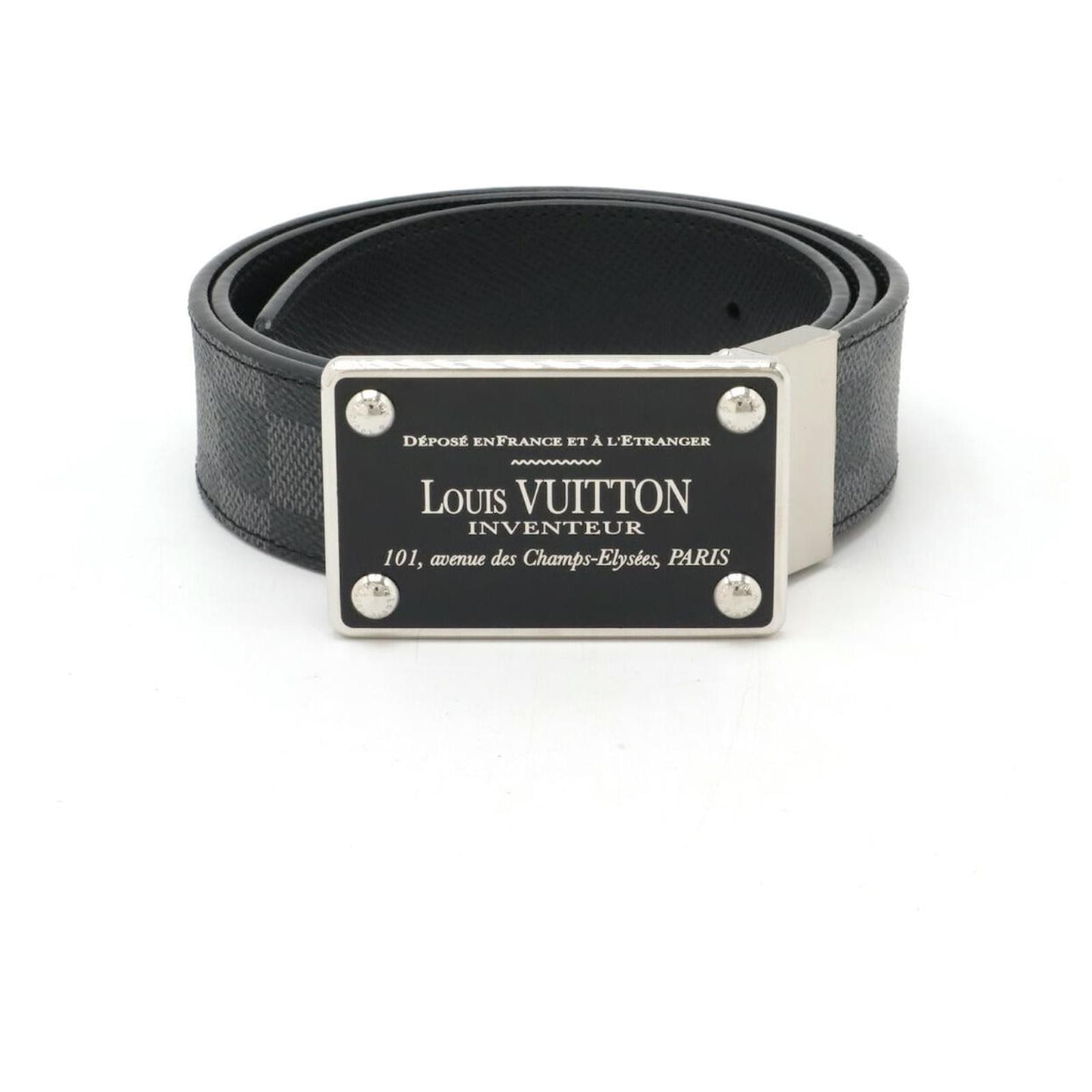 Louis Vuitton Damier Graphite Reversible Belt